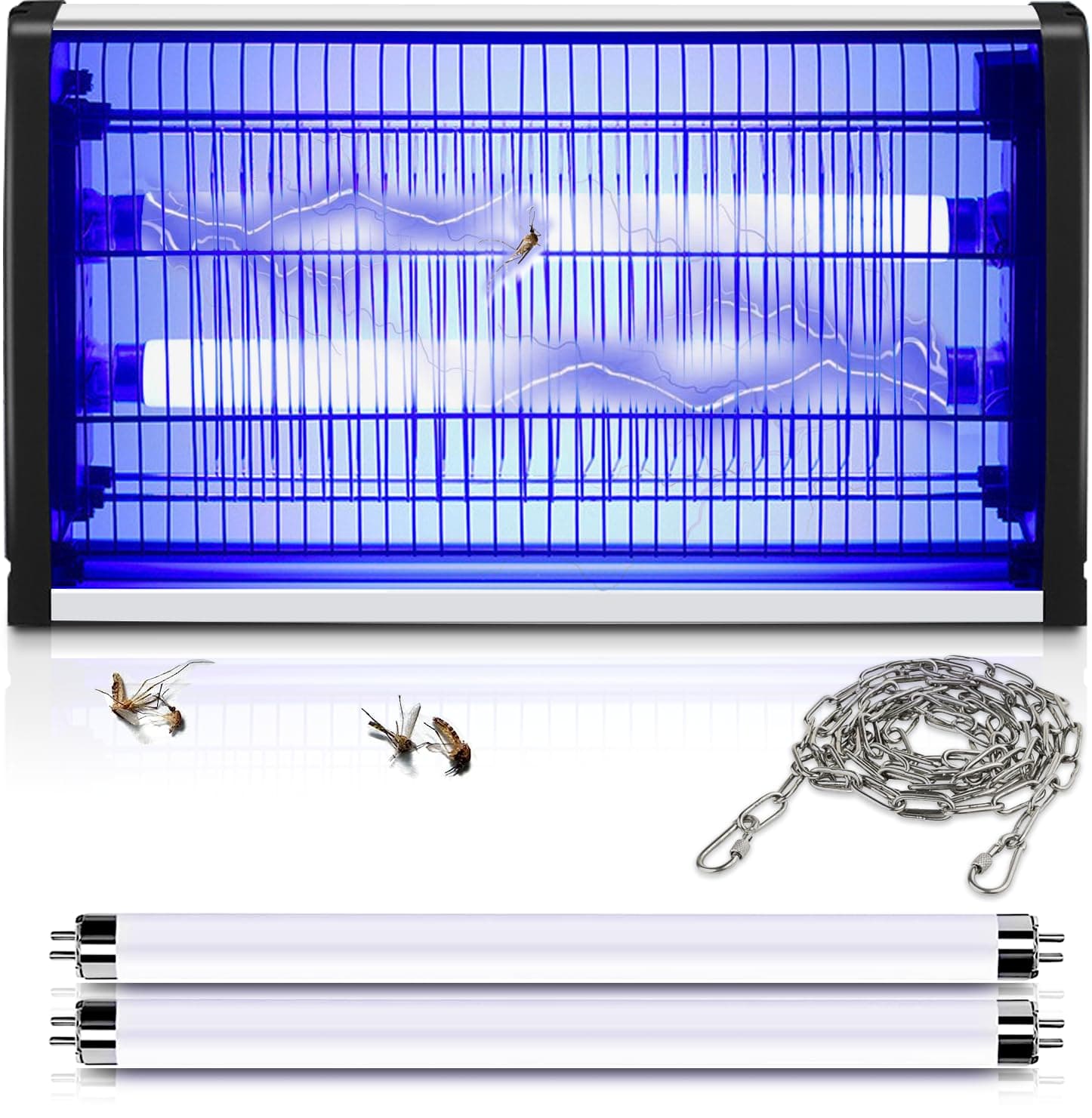 ALLBIZ Mosquito Killer Lamp,3000 Volt Powerful Flying Insect killer electric Mosquito killer electric,Plug-in Pest Control Machine for Moth,Fruit Fly,Fungus Gnat,Garage Bug Catcher/Eliminator