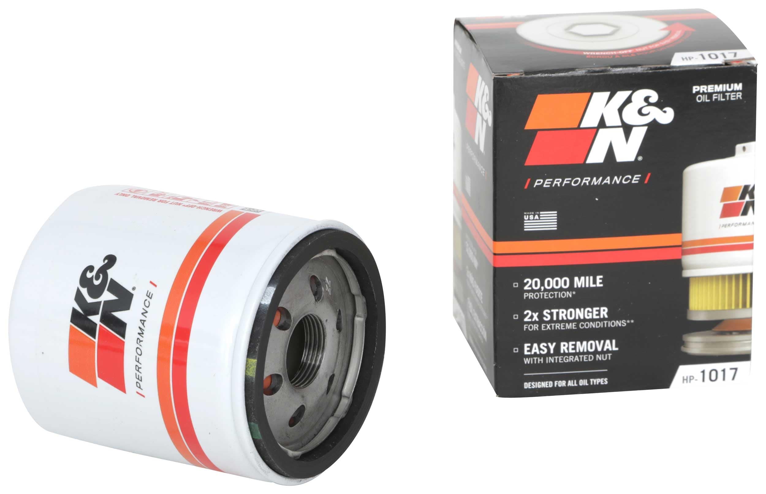 K&N Premium Oil Filter: Designed To Protect Your Engine: Fits Select Alfa Romeo/Buick/Chevrolet/Dodge Vehicle Models (See Product Description For Full List Of Compatible Vehicles), Hp-1017