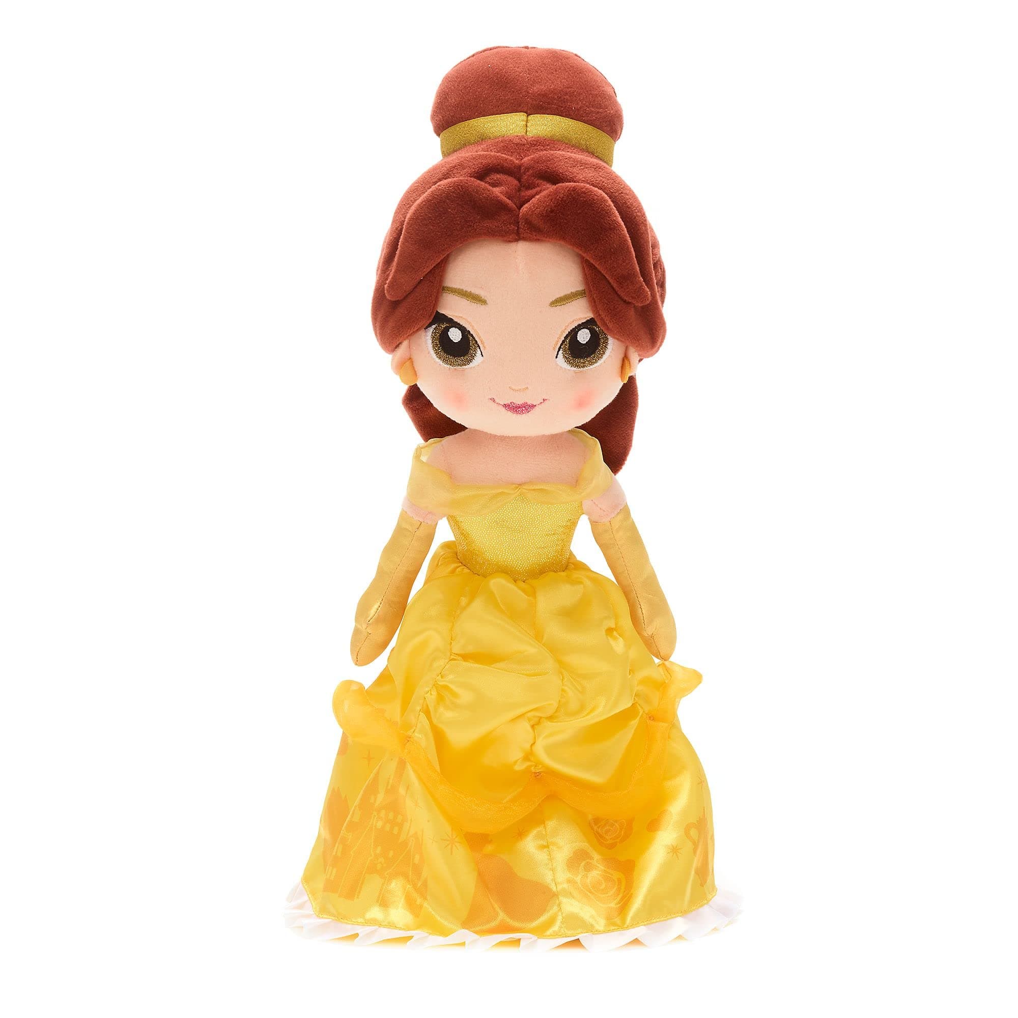 Disney Store Official Belle Soft Toy Doll for Kids, Beauty & the Beast, 36cm/14