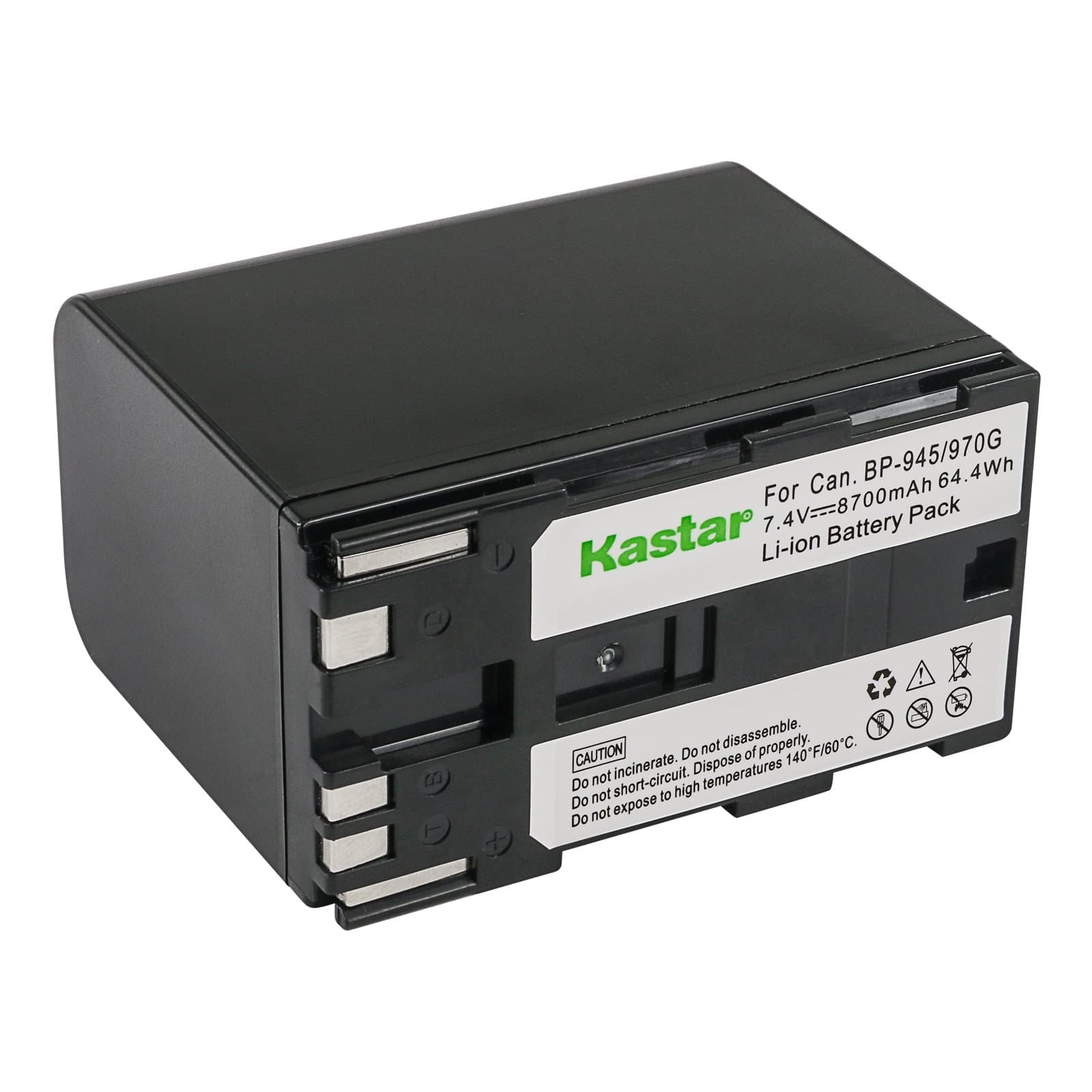 Kastar Battery for Canon BP-911, BP-911K, BP-914, BP-915, BP-924, BP-927, BP-930, BP-930E, BP-930R, BP-941, BP-945, BP-950, BP-950G, BP-970, BP-970G, 955, 975 and Canon XL1 XL1S XL2 GL1 GL2 XF305 more
