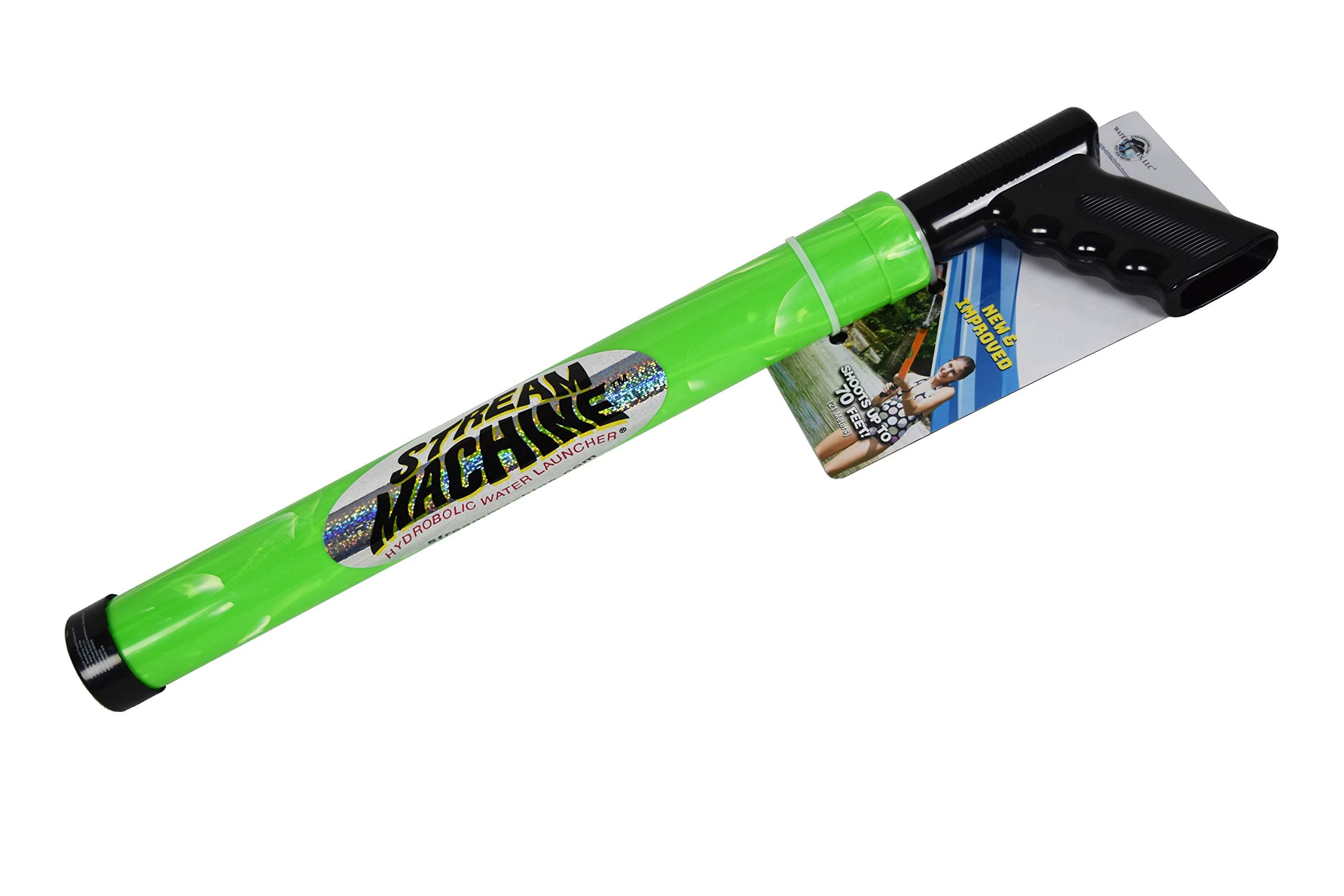 Stream Machine Water Gun Launcher - Single Barrel Water Blaster - Squirt Gun for Outdoor Games - Swimming Pool Toys (Colors Vary)