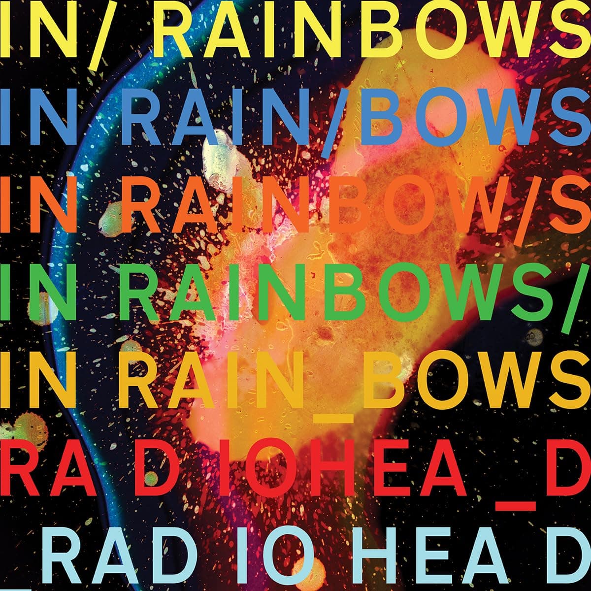 CINEMAFLIX Radiohead - In Rainbows - Album Cover POSTER - Measures 12 x 12 inches