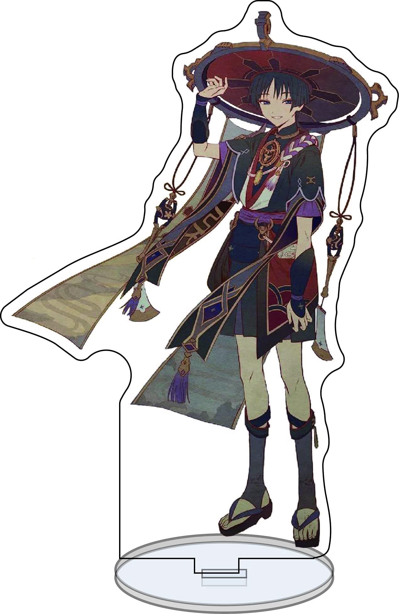 Genshin Impact Stand Figure,Game Acrylic Ornaments Stand Model Collections (Scaramouche), 15cm