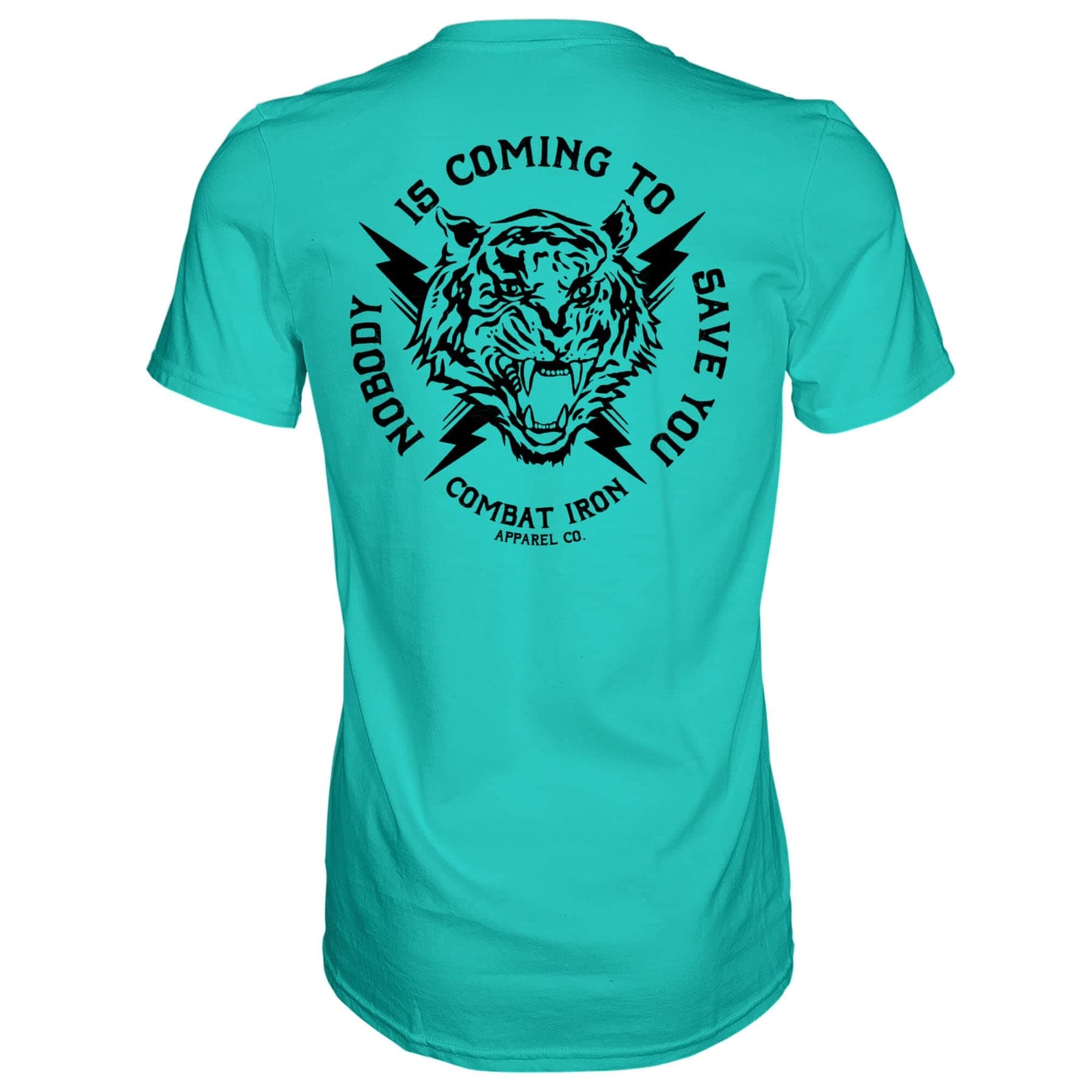 Combat IronNobody is Coming to Save You Men's Graphic Short Sleeve T-Shirt
