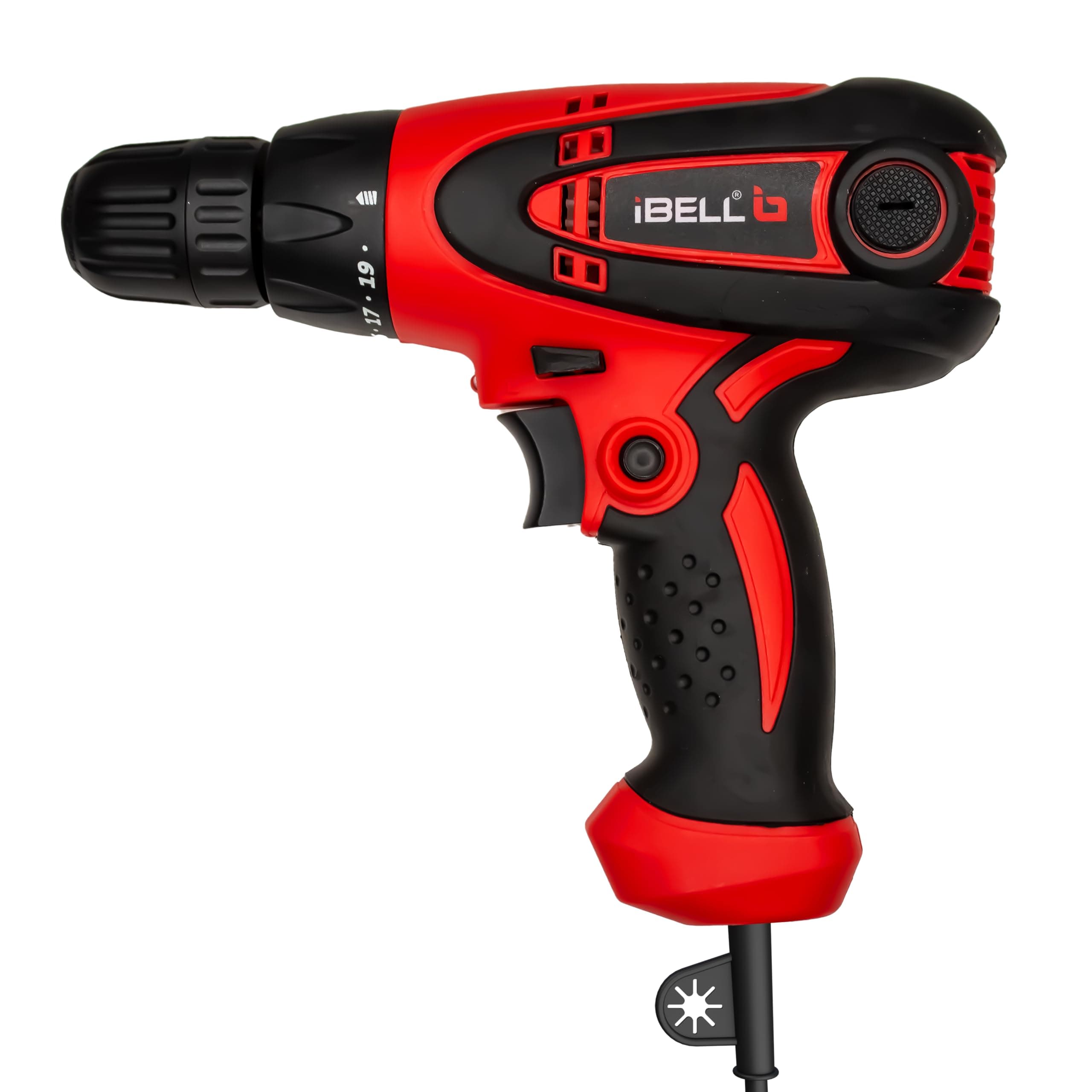 IBELL Electric Screwdriver SD10-85/86, 280W, Copper Armature, Chuck 10mm, 750RPM, Torque 19+1 Drill Moden (Red-Black)