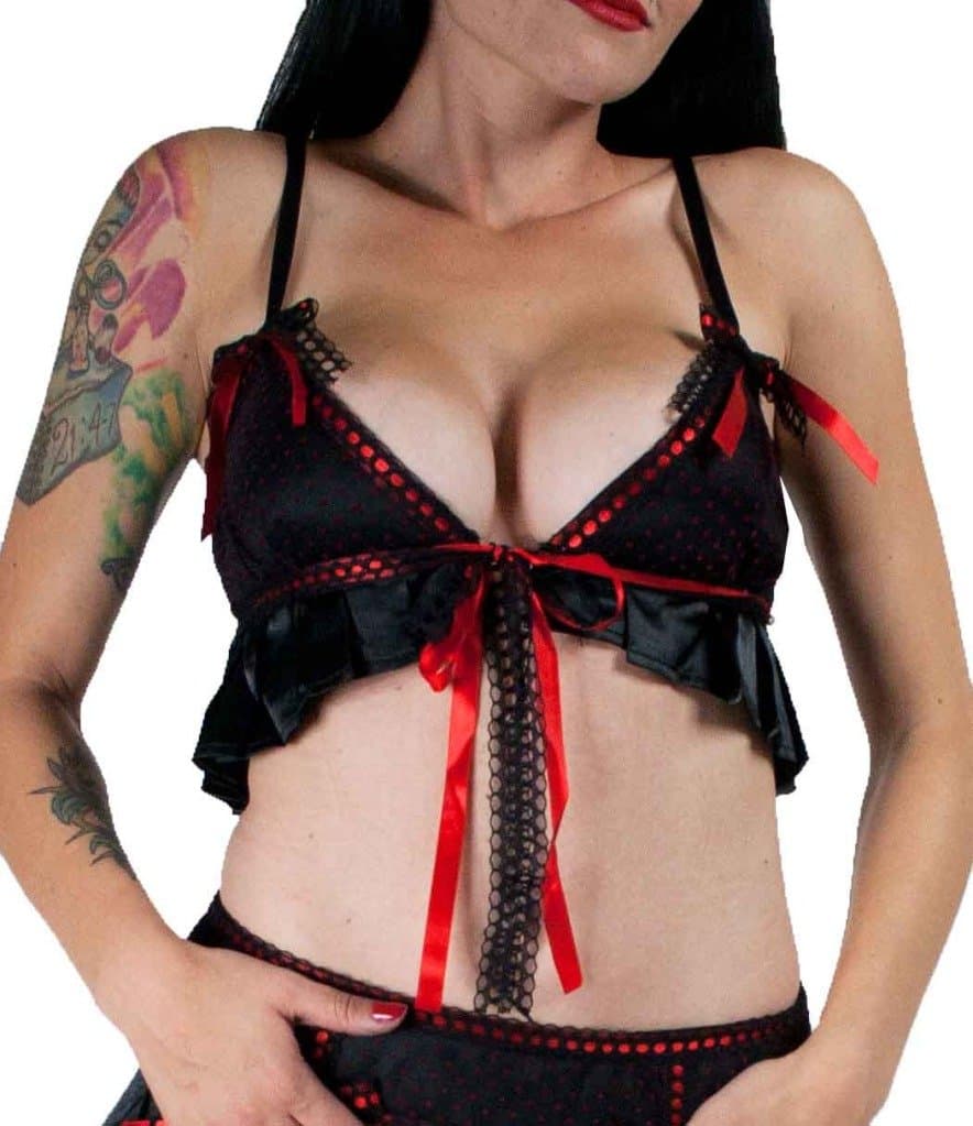 Womens/Juniors SEXY Cropped Cami Lingerie Top