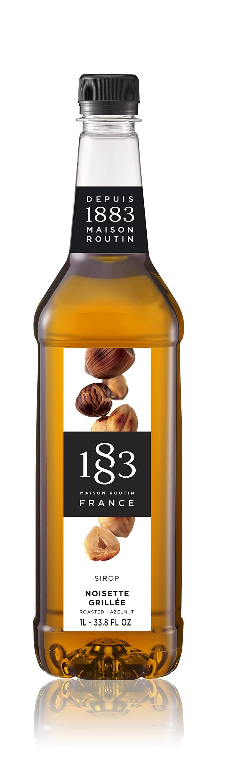 1883 Maison Routin Roasted Hazelnut Syrup 1 Litre & Pump