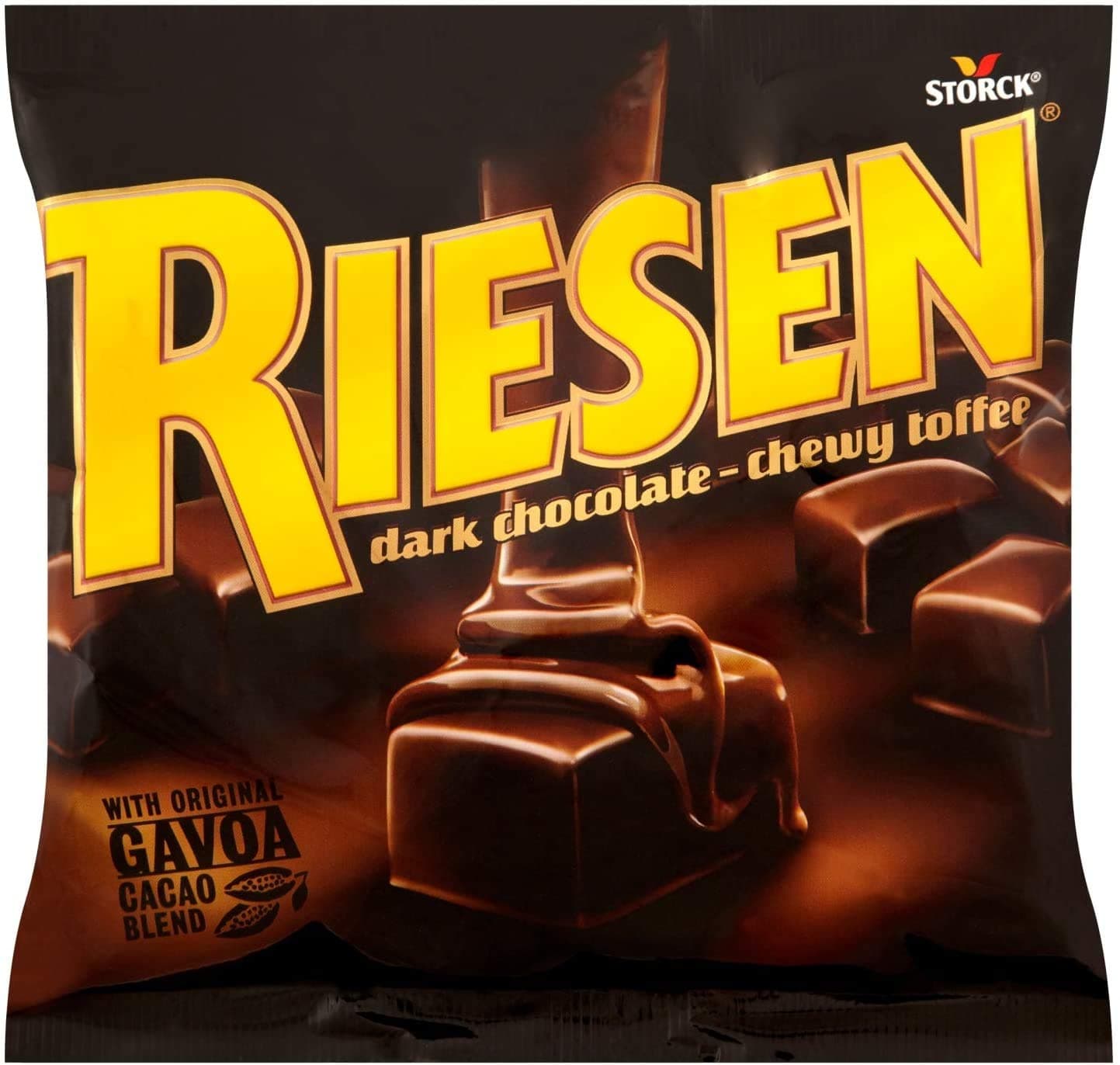 Riesen Dark Chocolate - Chewy Toffee (135gx10)