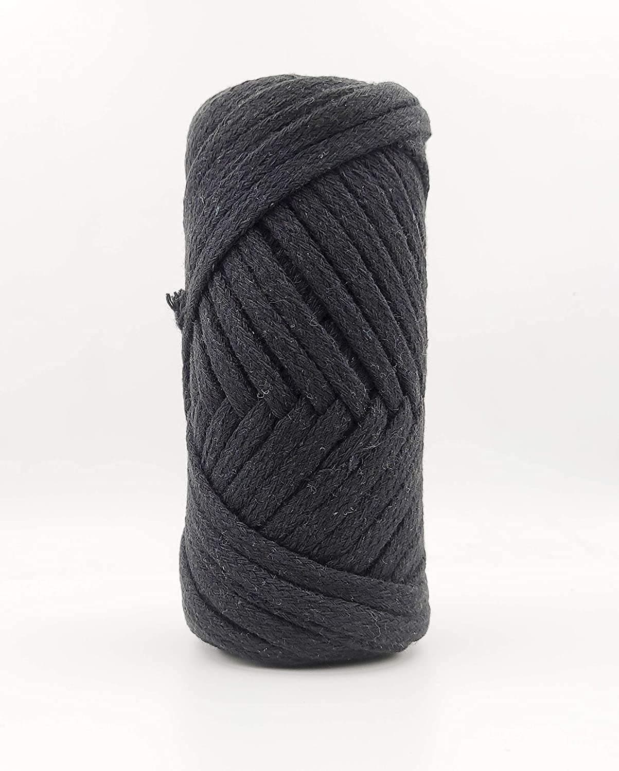 Bobbiny | Nada Flat Dori Strings (25 Meters) 100% Pure Cotton Strings for Ethnic Indian Dresses, Pajama, Lehenga, Saree,Petticoat, salwars, Patiala, chudidars (Black Flat)