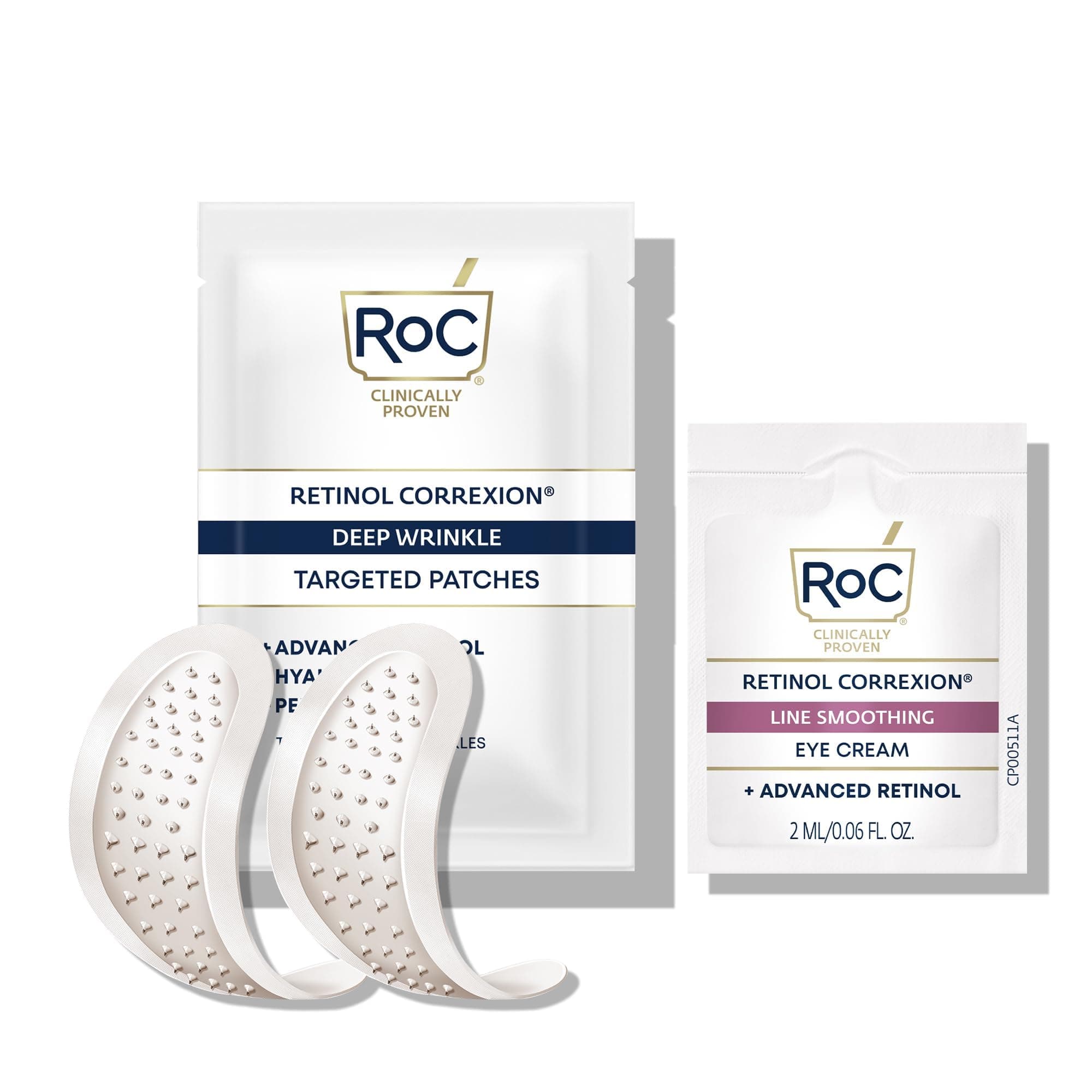 Retinol Correxion Deep Wrinkle Non-Invasive Targeted Patches with Hyaluronic Acid + Firming Peptides for Forehead and Between Eyes 11 Lines, Crow’s Feet and Laugh Lines