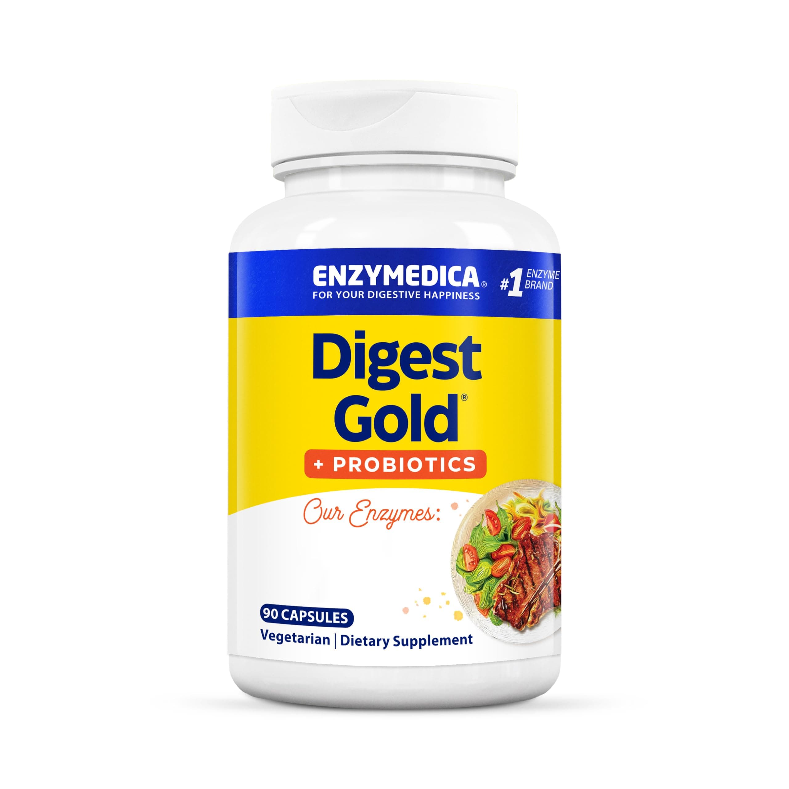 ENZYMEDICA Digest Gold + Probiotics, 90 Capsules