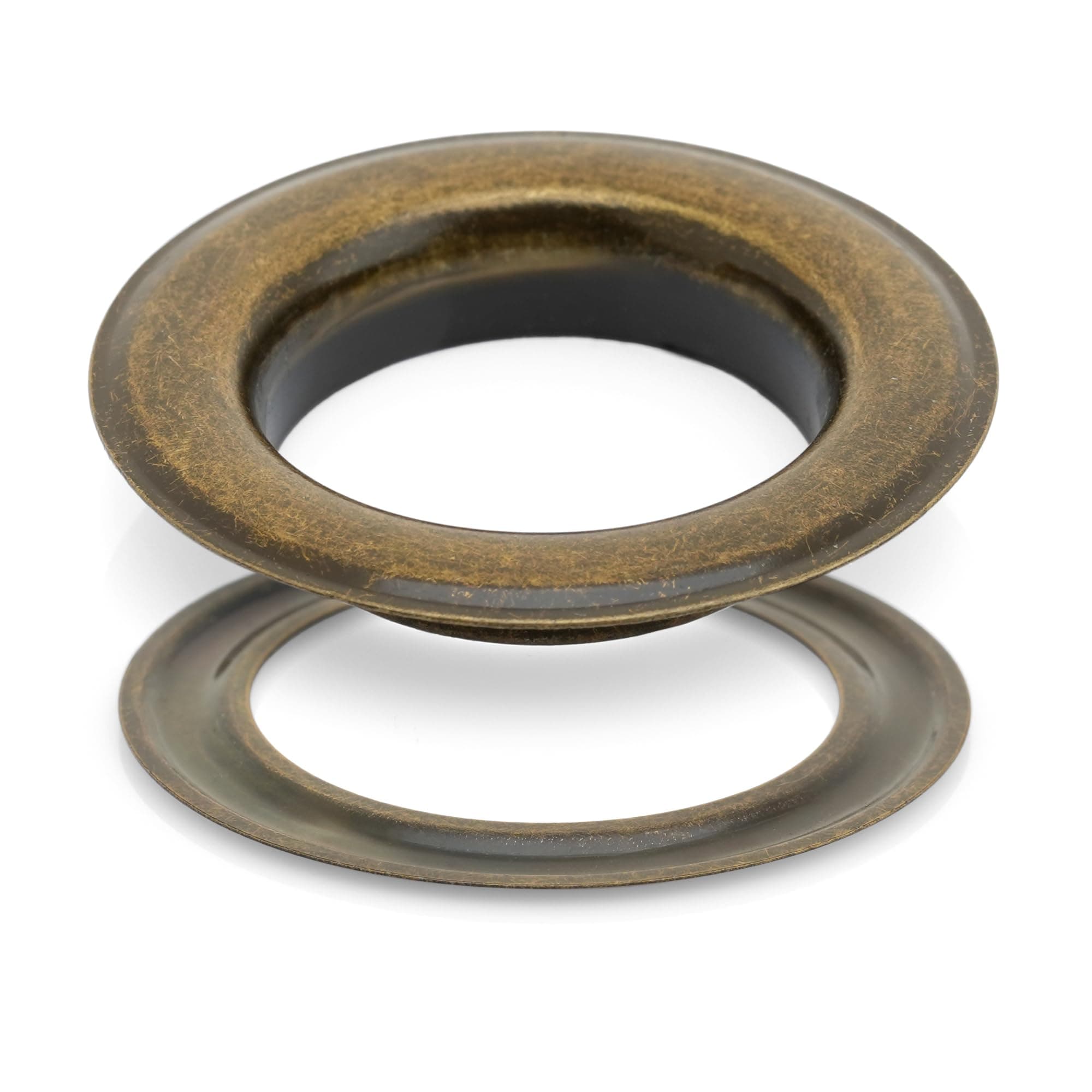 1 inch Hole 10 Sets Grommets Eyelets with Washers for Leather, Tarp, Canvas (Antique Brass)