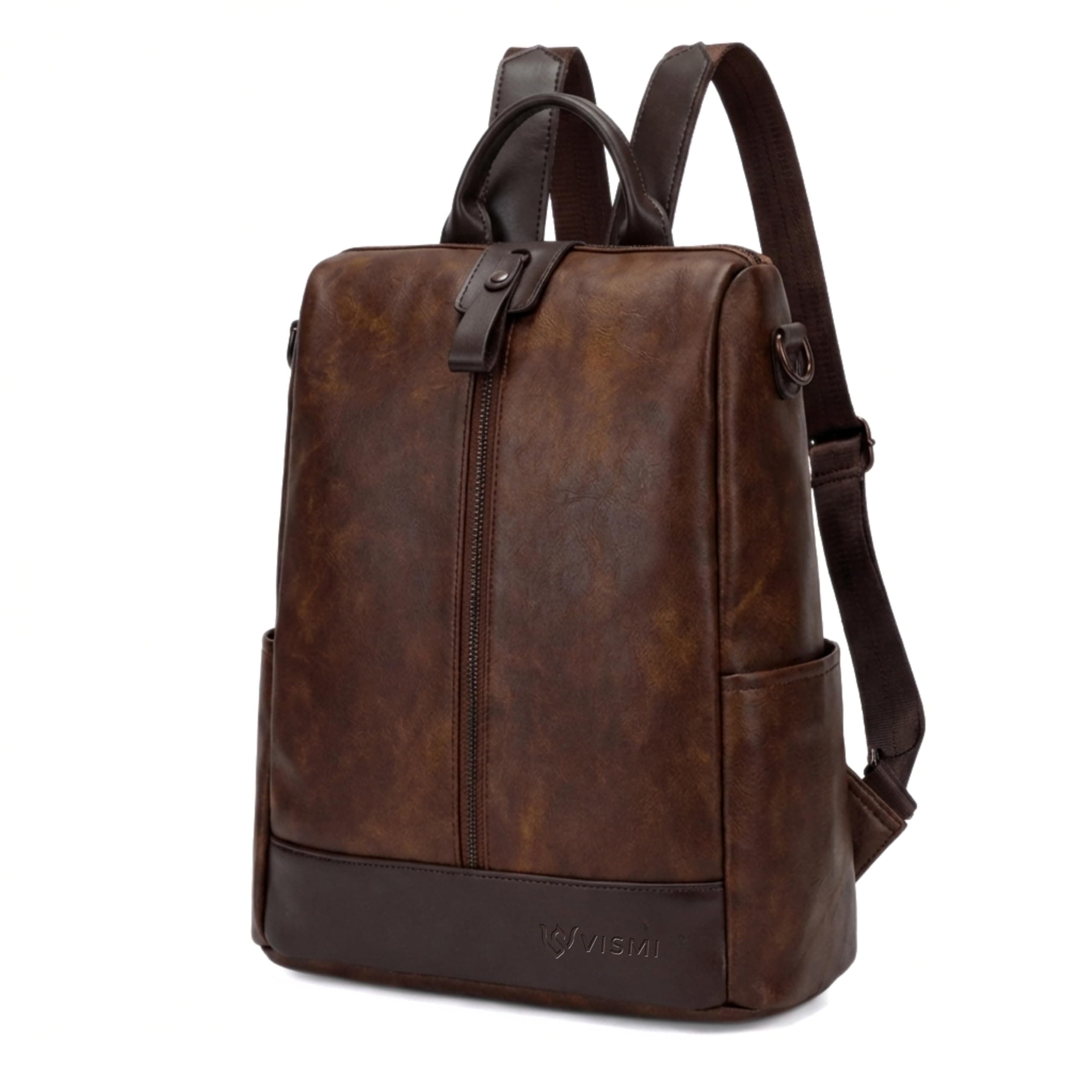 - VISMIINTREND Leather Backpacks for Women & Girls | Backpack for Woman Office/Travel/College/Picnic | Ladies Bags | Leather Shoulder Bag | Rakhi Gifts for Sisters/Bhabhi | Small