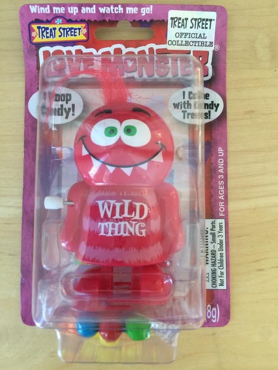 Treat Street Love Monster Candy Dispenser Wild Thing- He Poops Candy!