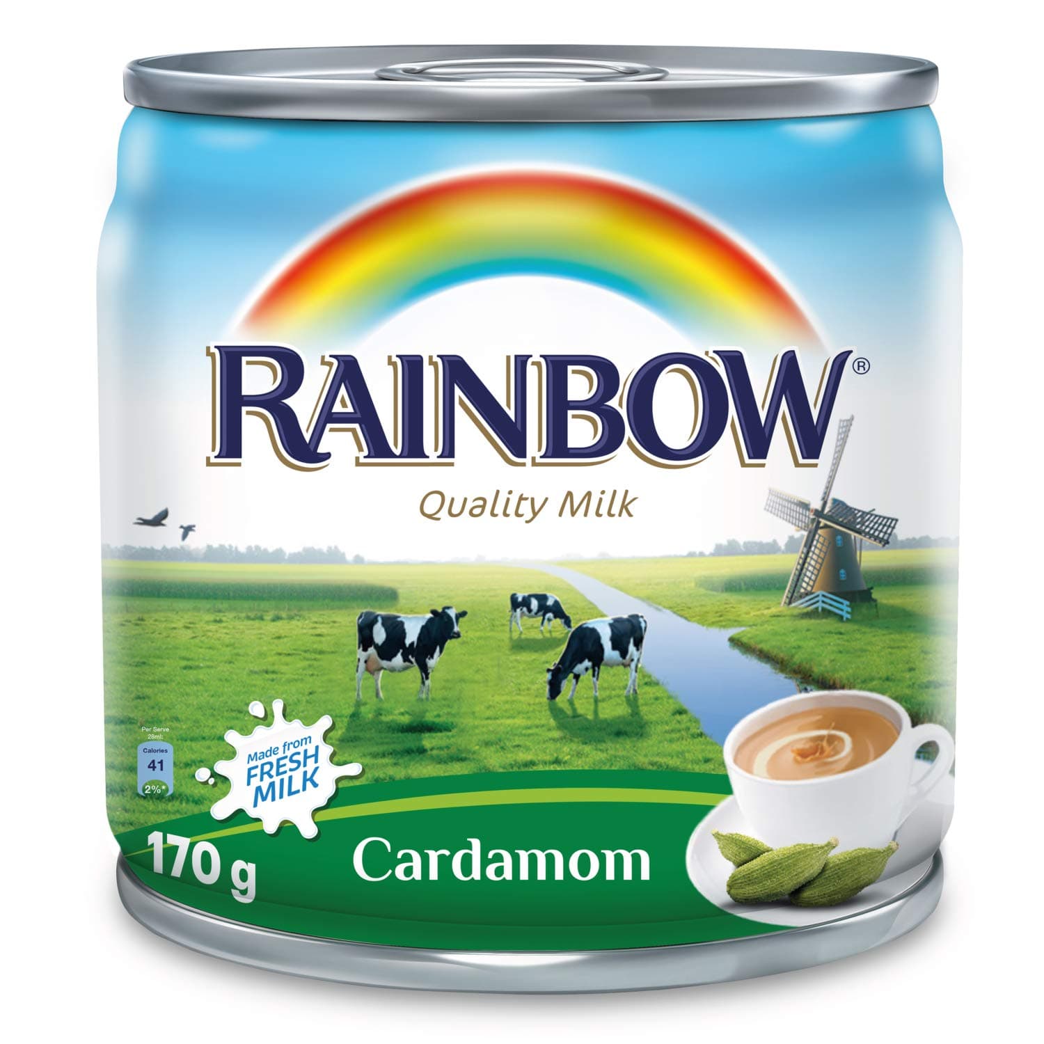 Rainbow Cardamom Evaporated Milk 170g