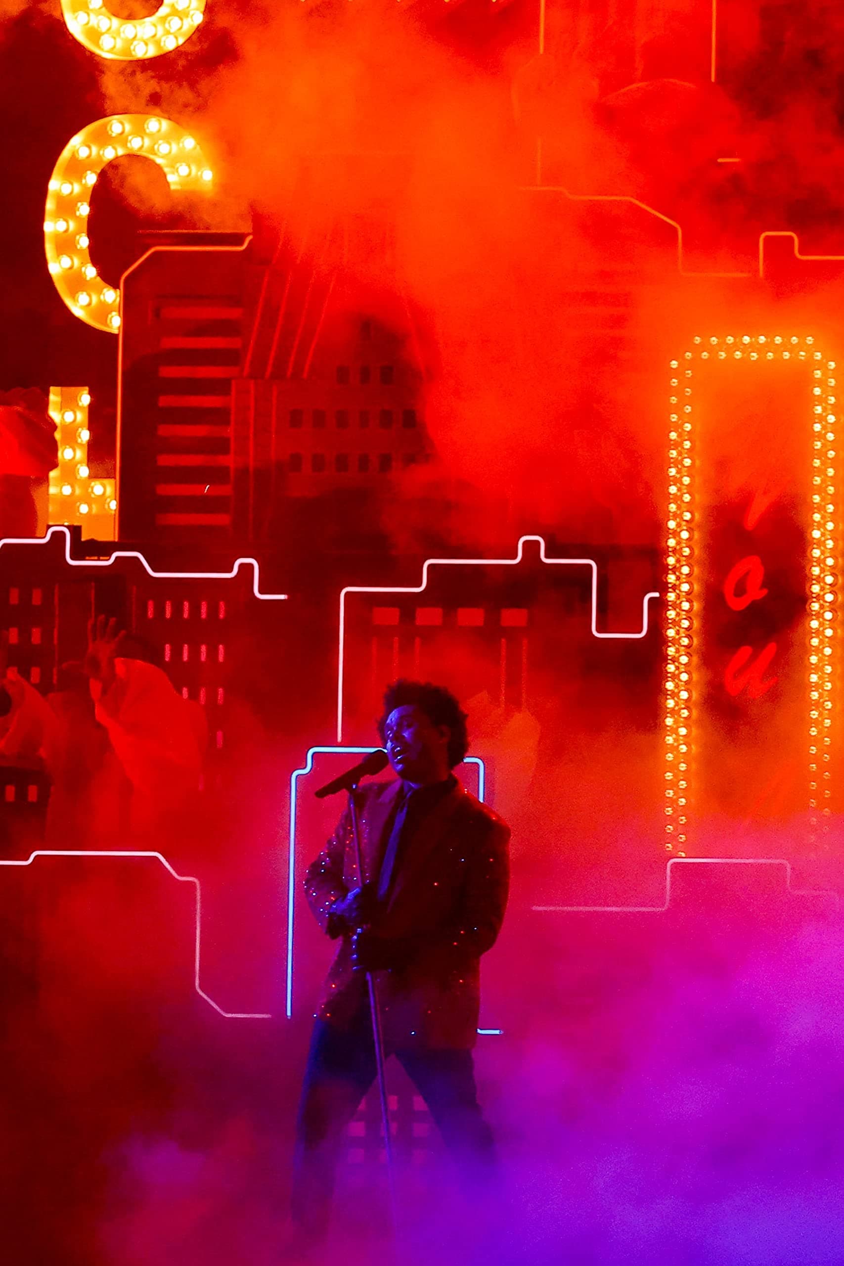 Bharat Udyog The Weeknd Poster - Just Jared Music Artists Wall Sticker 300 Gsm Art Card Paper Print Artwork Printed (13x19 inch)