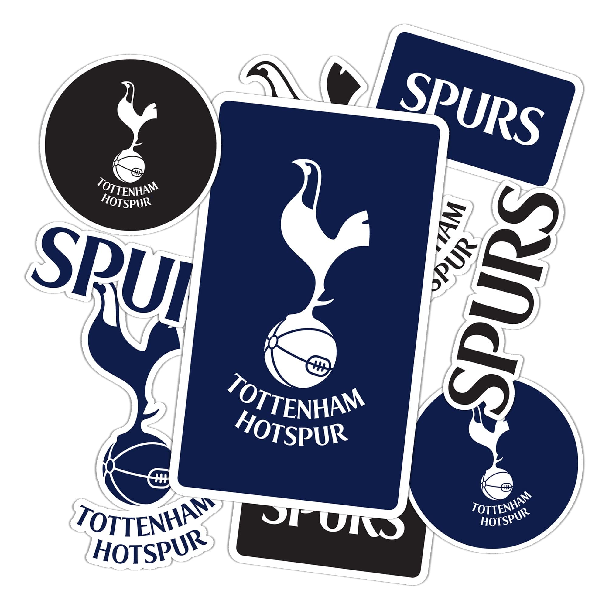 Tottenham Hotspur Spurs Sticker Decal Sheet Vinyl Football Soccer Premier League Laptop Water Bottle Car Scrapbook (Type 2)