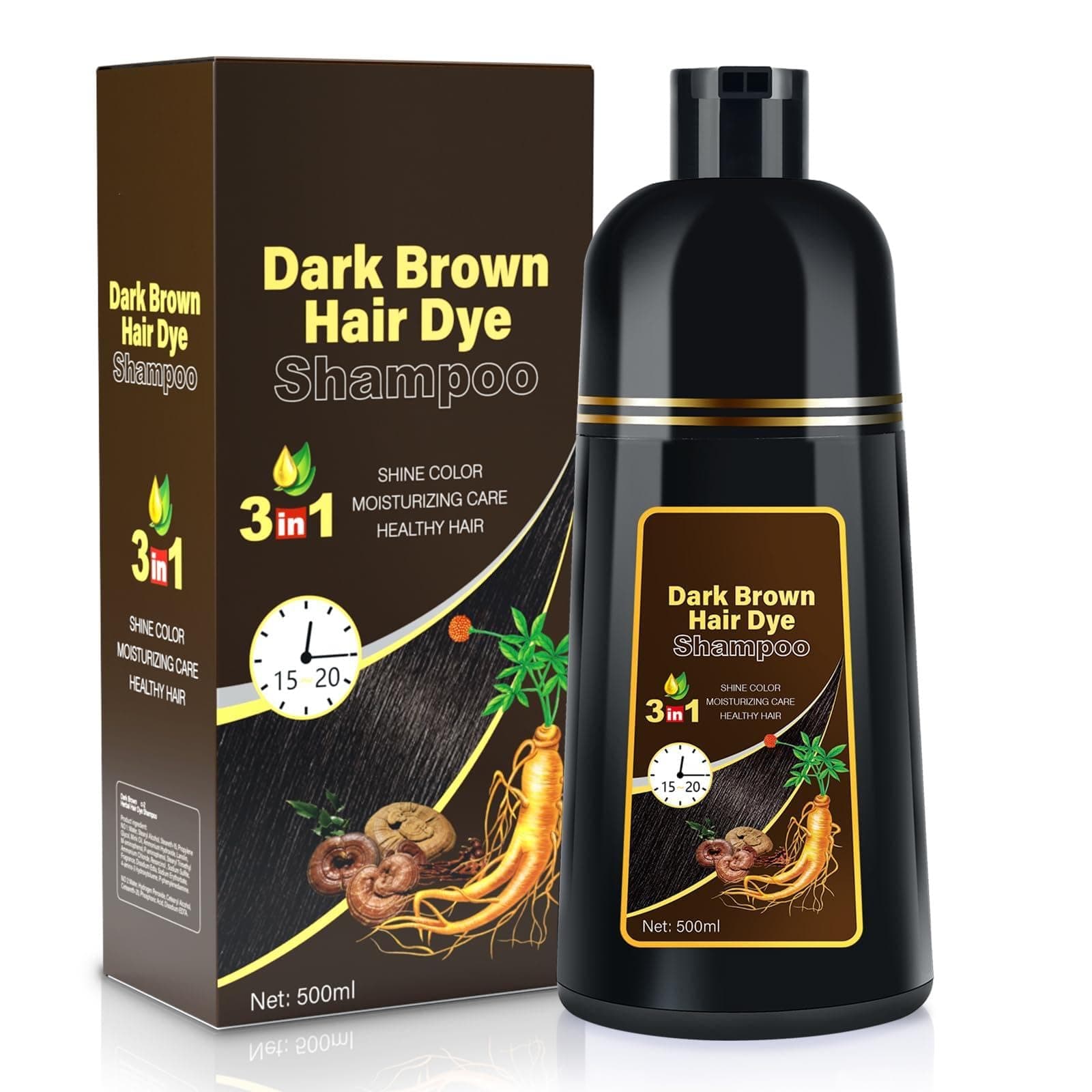Hair dye shampoo