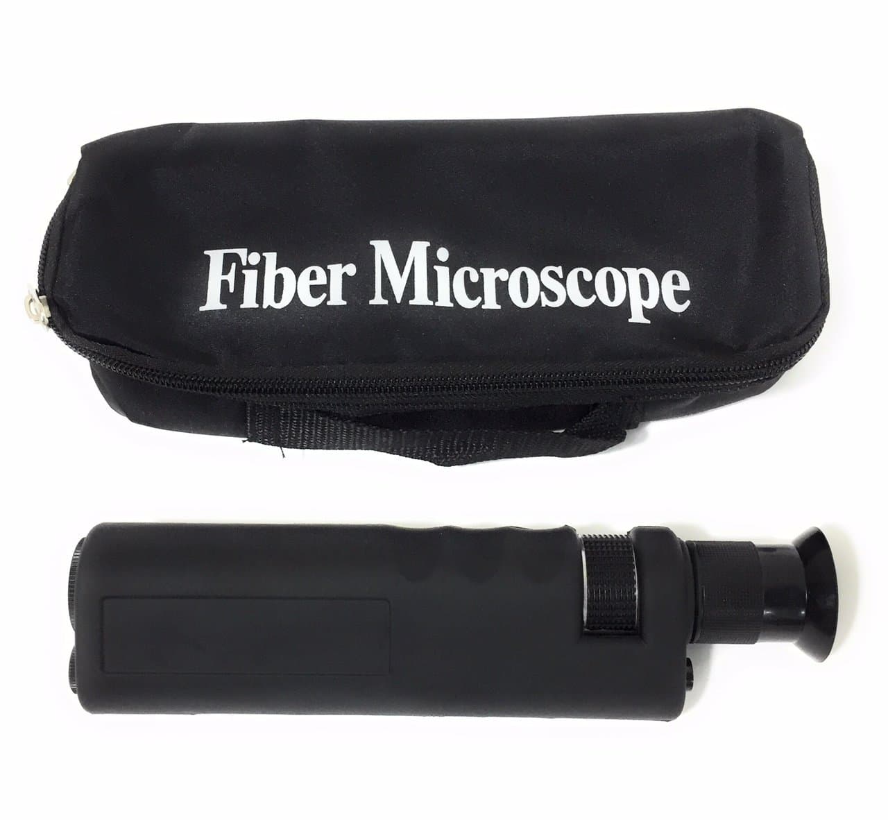 Premium Handheld Fiber Optic Inspection Microscope - 400X Magnification - Includes Protective Case - Commercial Quality
