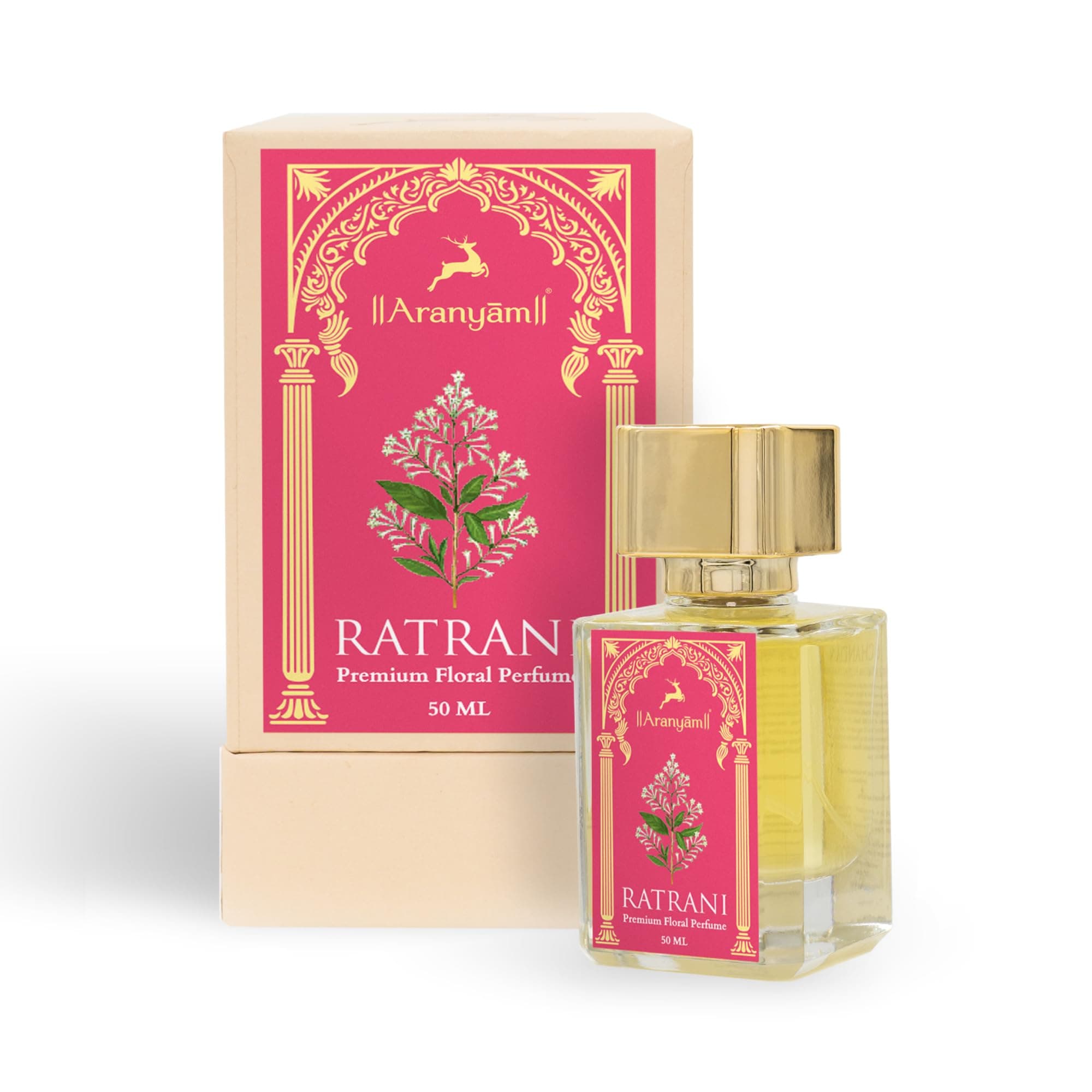 Perfumes Ratrani Premium Floral Perfume 50ml – Long Lasting Women Perfume Gift, Eau De Parfum Ideal Gift for Anniversary Birthday Casual Party