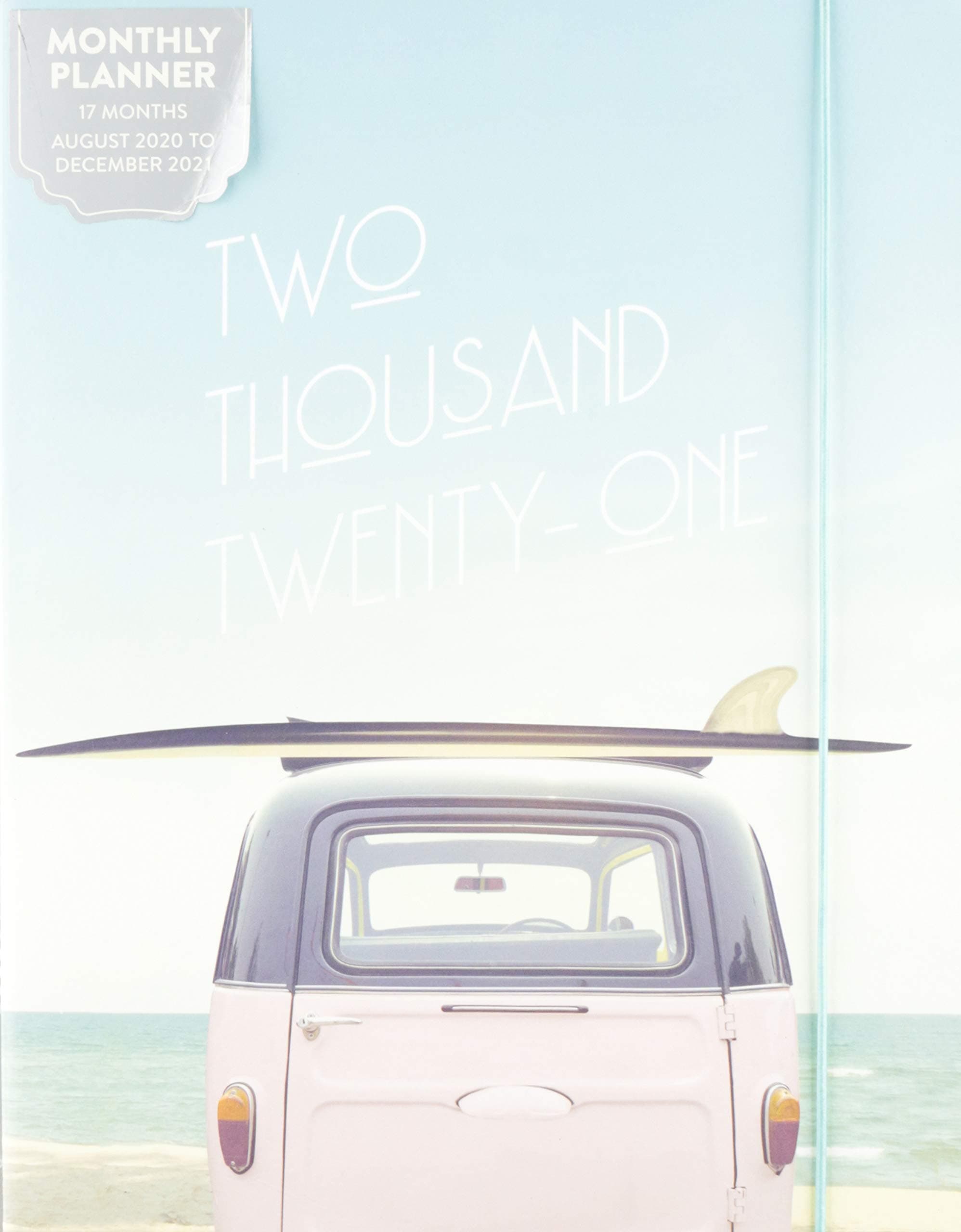 Orange Circle 2021 Just Right Monthly Planner, August 2020 - December 2021, Wanderlust