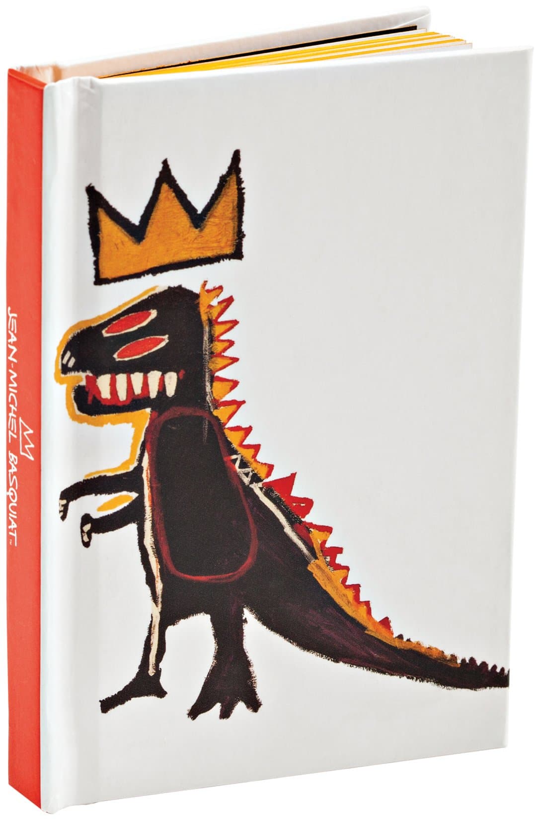 Teneues - Mini Notebook: Jean-Michel Basquiat Dino (Pez Dispenser), Hardcover, 120 Dot-Grid Pages with Lay Flat Binding,: Pocket Size Mini Hardcover Notebook with Painted Edge Paper