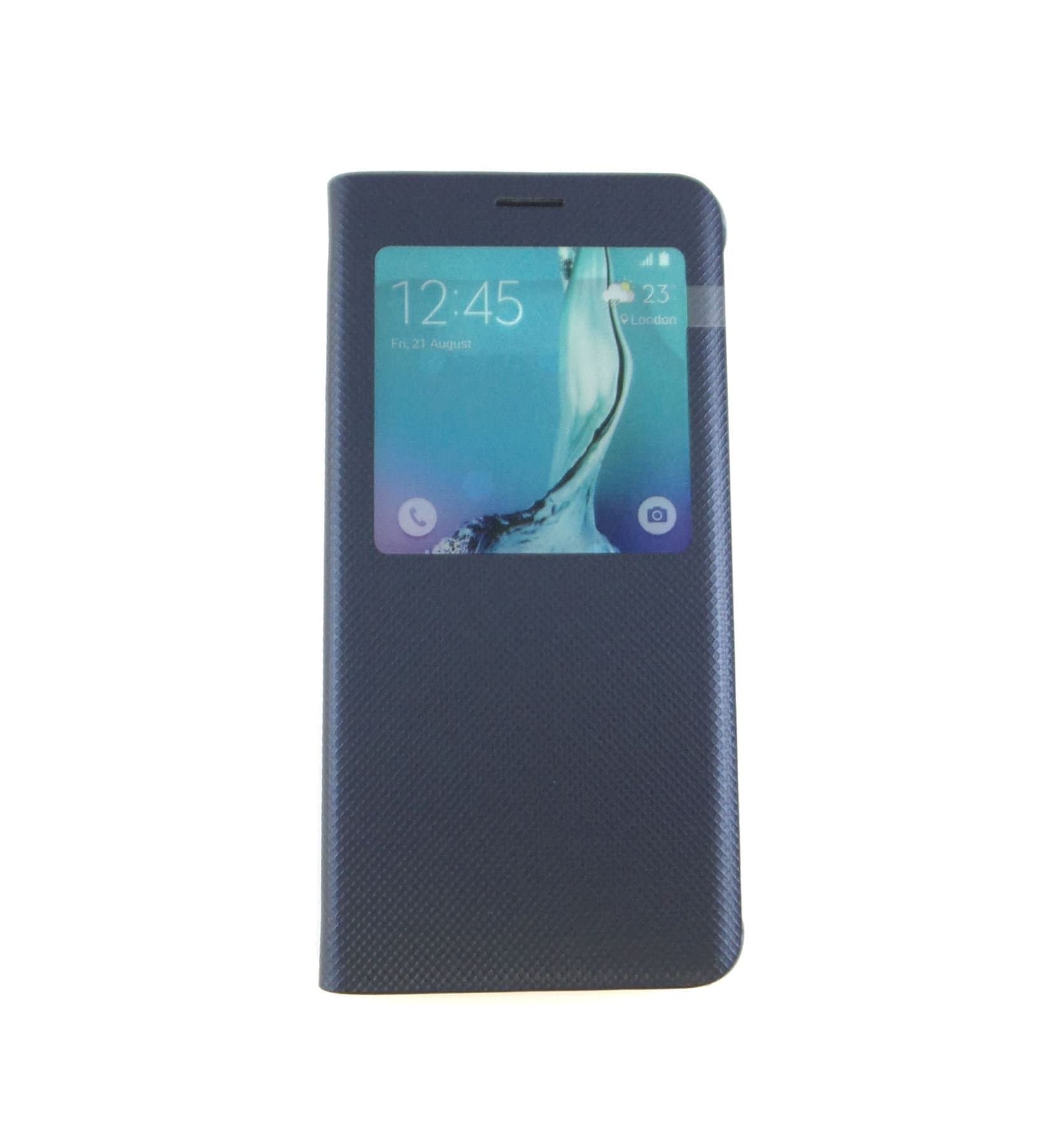 SAMSUNG Galaxy S6 Edge+ S-View Flip Cover Blue EF-CG928PBEGUS