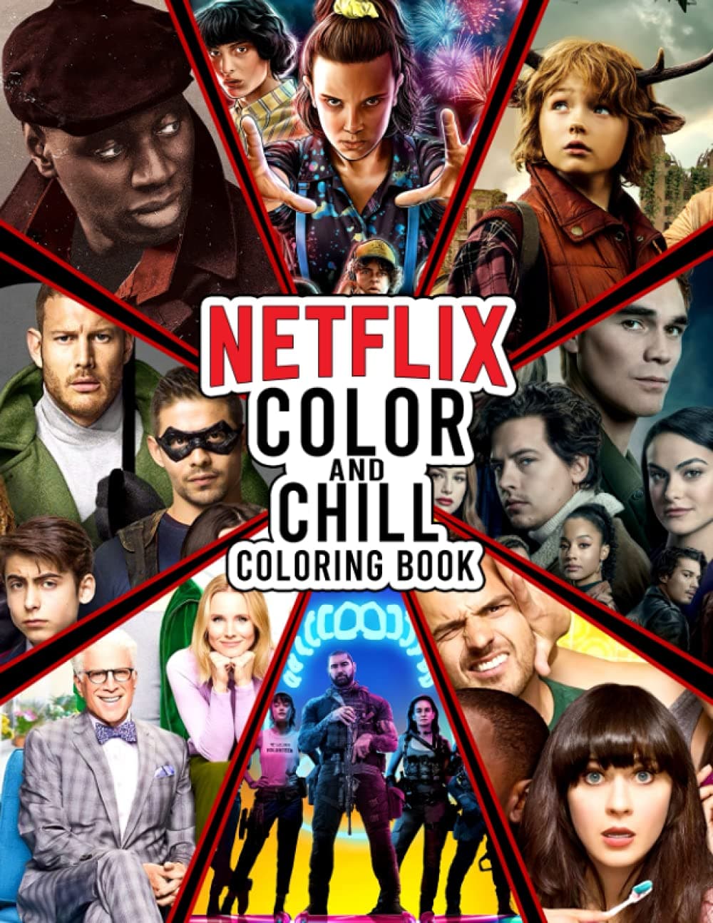 Netflix Color And Chill Coloring Book: A Unique And Captivating Book To Relax, Enjoy And Improve Your Coloring Skill.