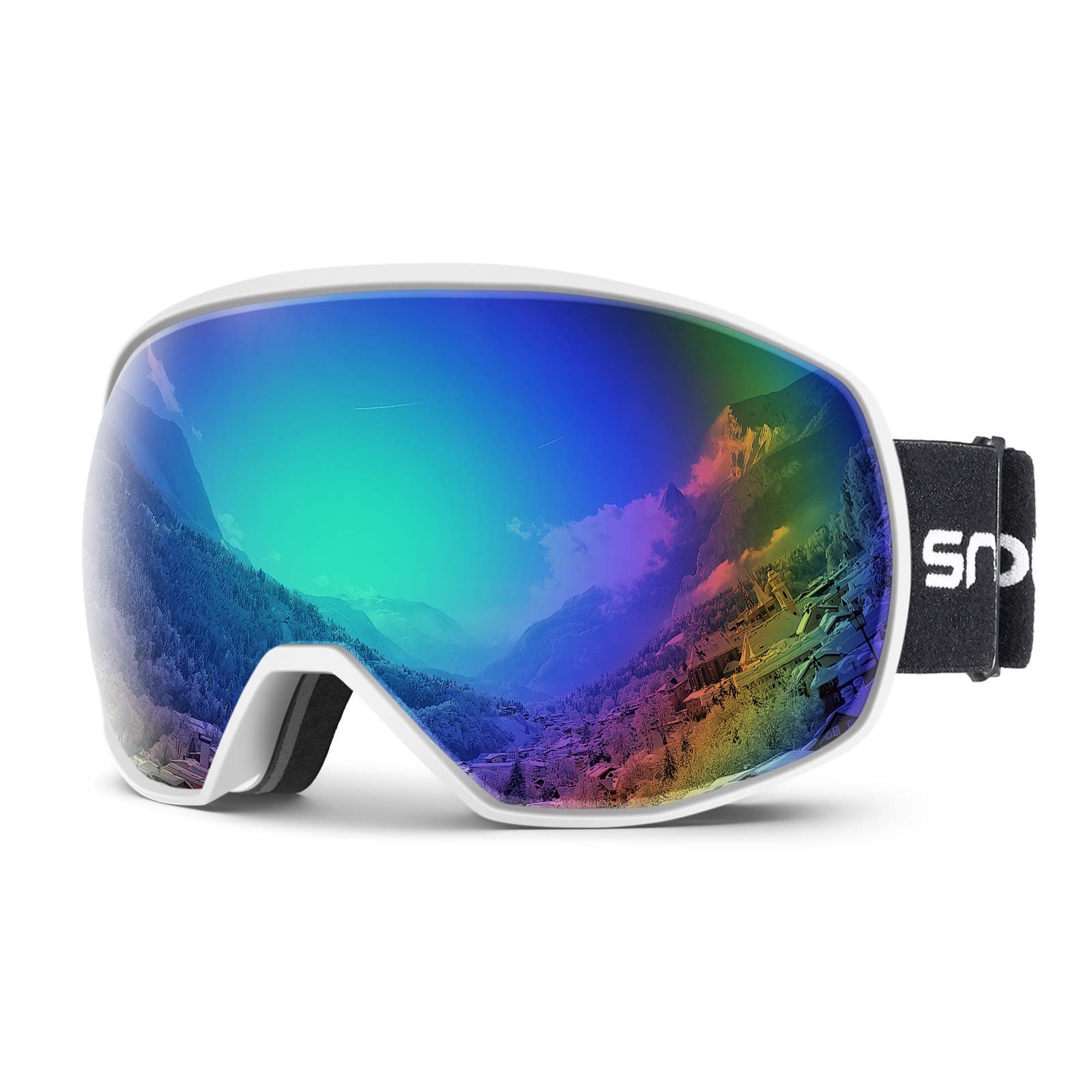 Snowledge Ski Goggles for Men Women with UV Protection, Anti-Fog Dual Lens