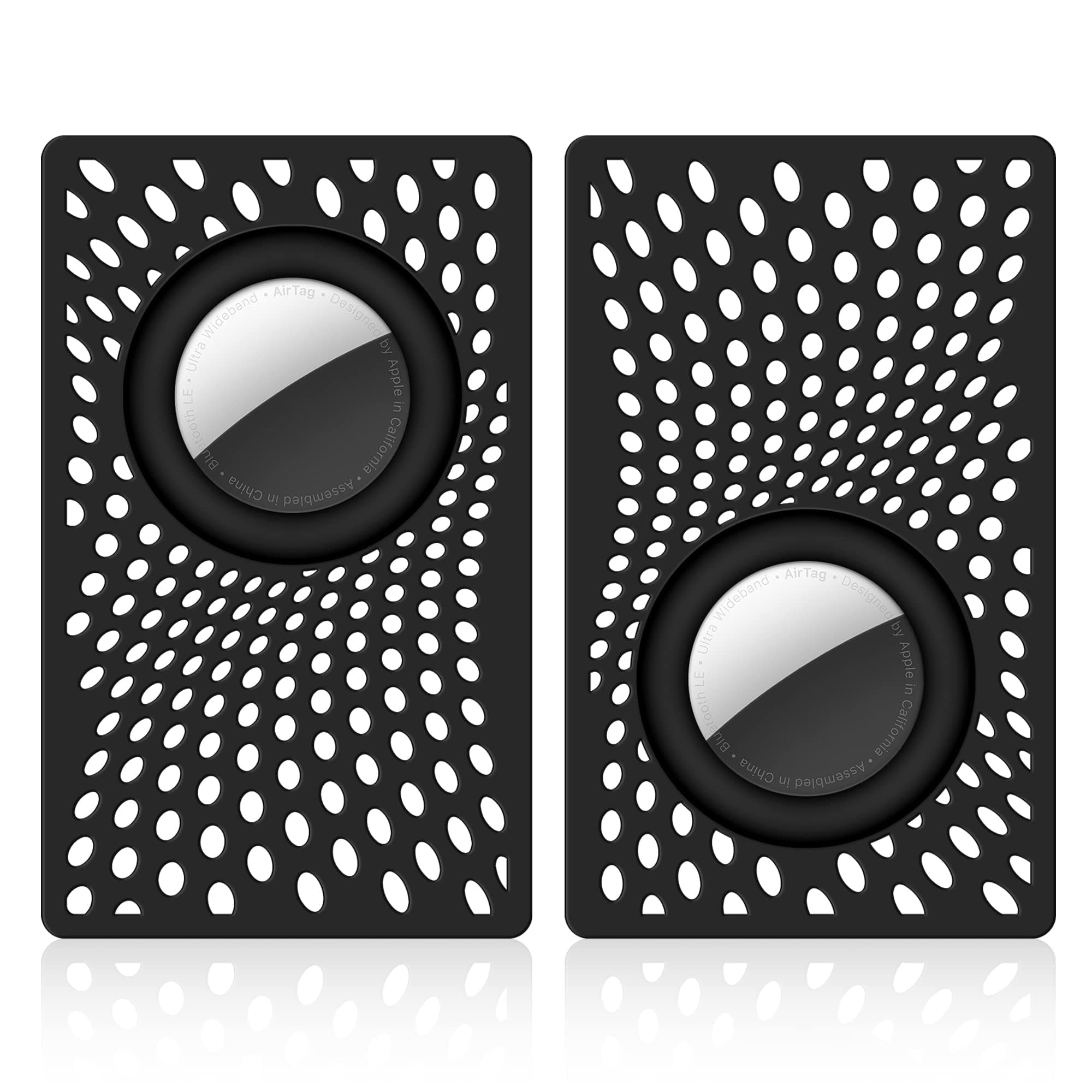 for Apple Airtag Wallet Holder, 2 Packs Airtag Wallet Men Case, Slim Airtag Holder - (Type A)