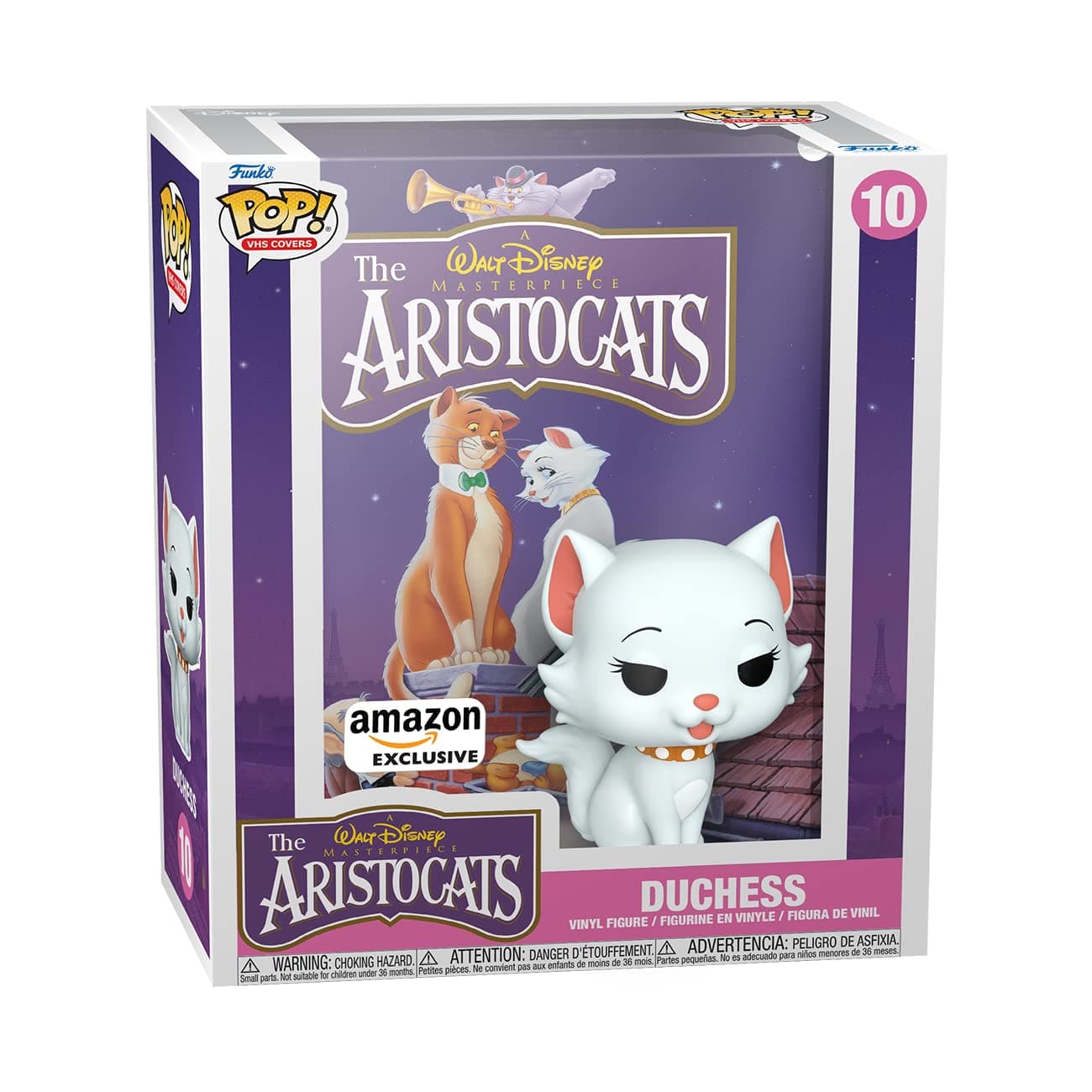 Funko Pop! VHS Cover: Disney - Duchess - Aristocats - Amazon Exclusive - Collectable Vinyl Figure - Gift Idea - Official Merchandise - Toys for Kids & Adults - Movies Fans