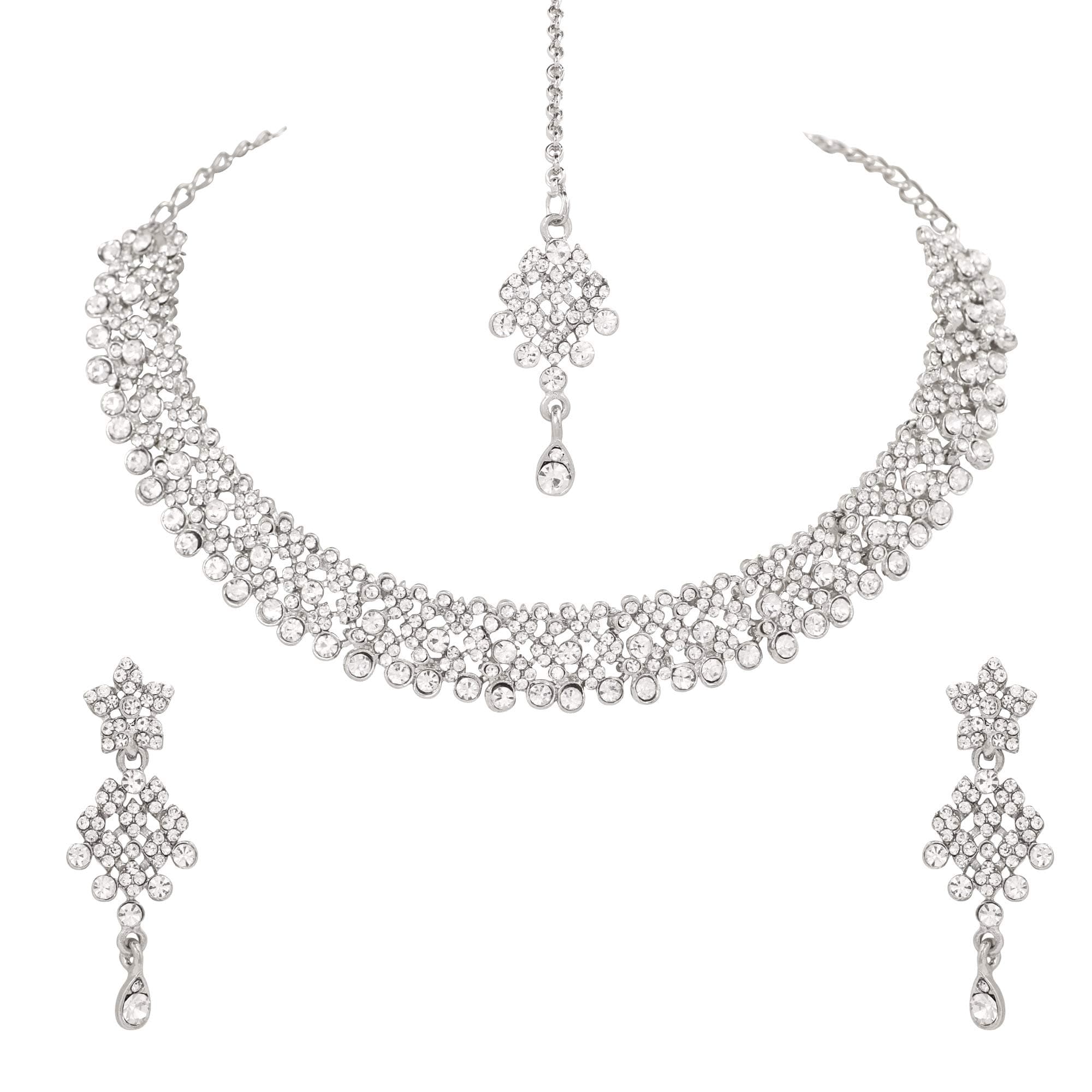 Atasi International Splendid Jewellery/Necklace Set for Women | Ideal for Party, Wedding and Festive Occasion
