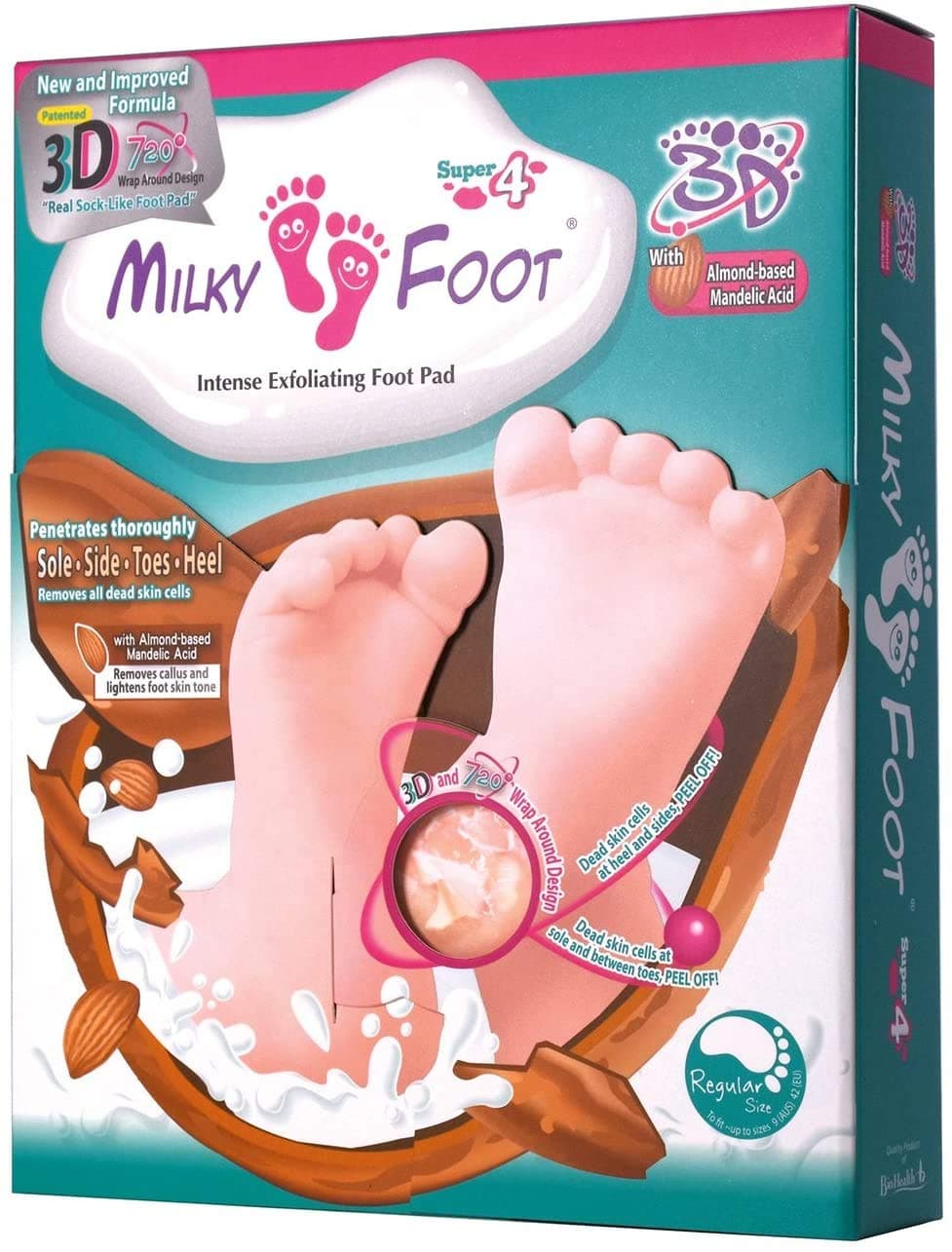 Milky Foot-3D Exfoliating Foot Pad
