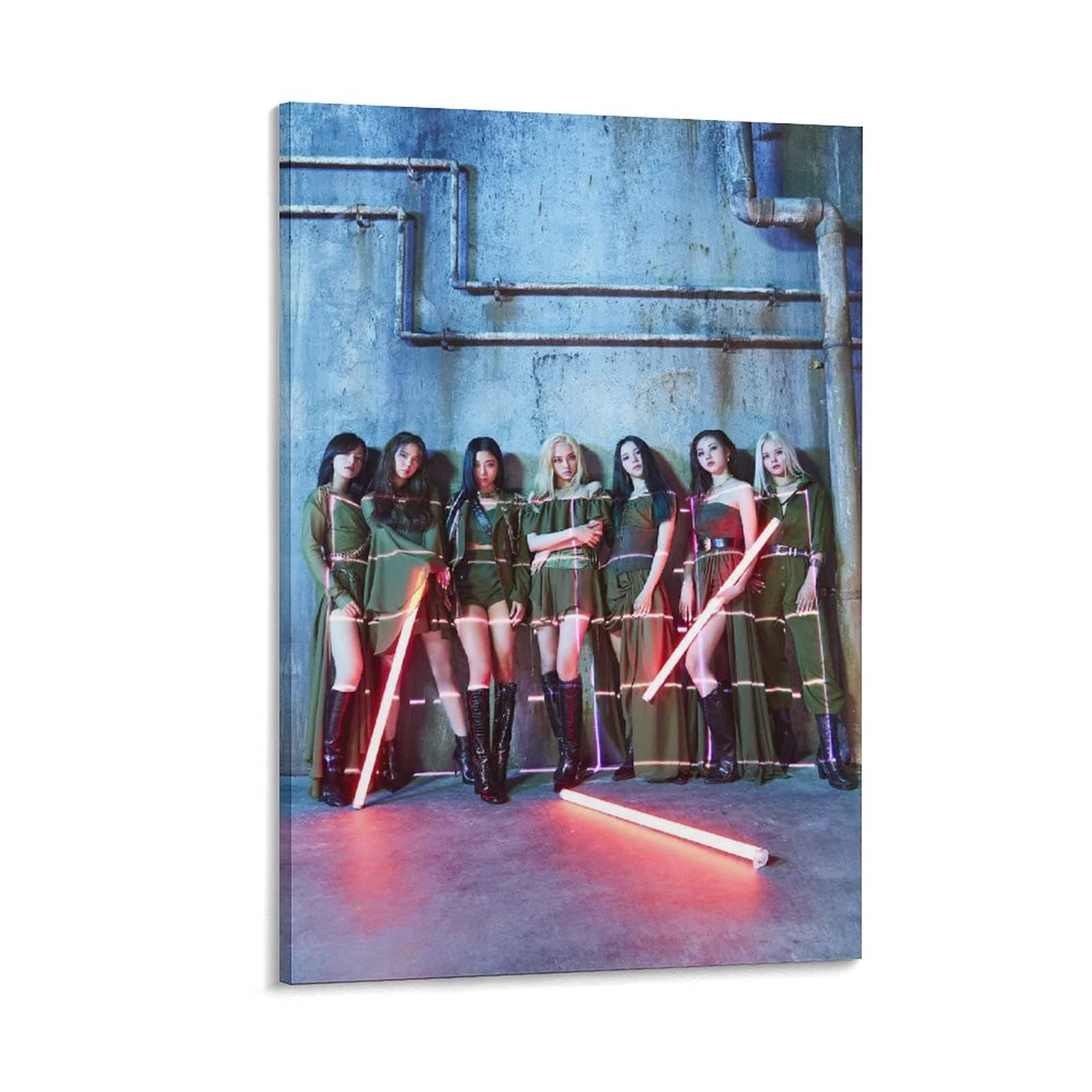 Star CLC Kpop Girl Group Helicopter Teaser Member Collection Choi Yu-jin Jang Ye-eun Sorn Seungyeon Kwon Eun-bin Oh Seung Hee Elkie Chong Poster Decorative Painting Canvas Wall Art Living Room Posters