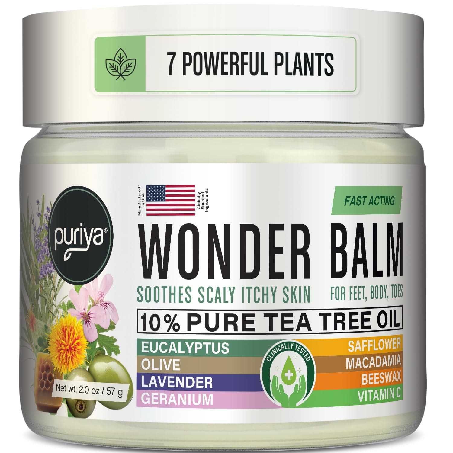 BEST Antifungal Balm, Natural formula for Athletes Foot, Ringworm, Jock Itch and Fungal Infections. Effectively Soothes Itchy, Scaly or Cracked Skin. Better Than OTC Treatment. Satisfaction Guarantee