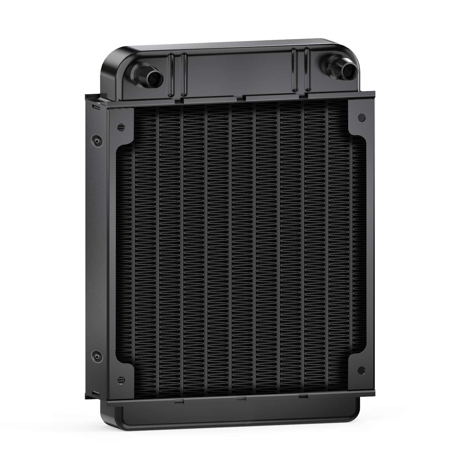 Clyxgs Water Cooling Radiator, 10 Pipe Aluminum Heat Exchanger Radiator for PC CPU Computer Water Cool System 120mm