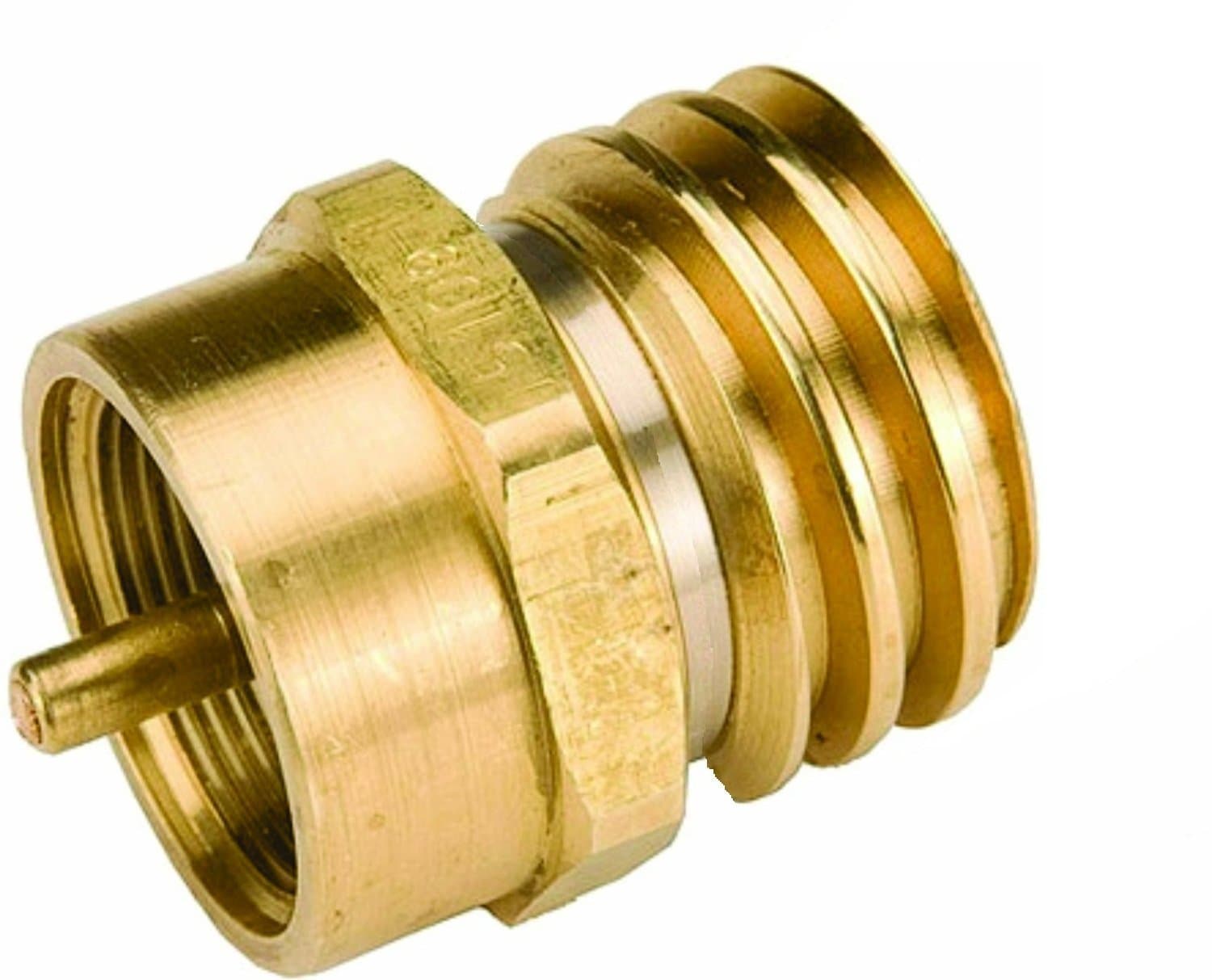 Disposable Bottle Adapter- Connect 1lb Propane Tank to Gas Grill Steak Saver