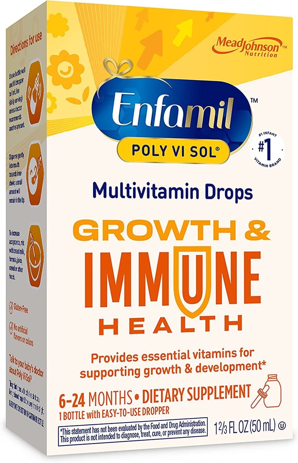 Enfamil Poly-Vi-Sol Multivitamin Supplement Drops - 1.66 oz, Pack of 3