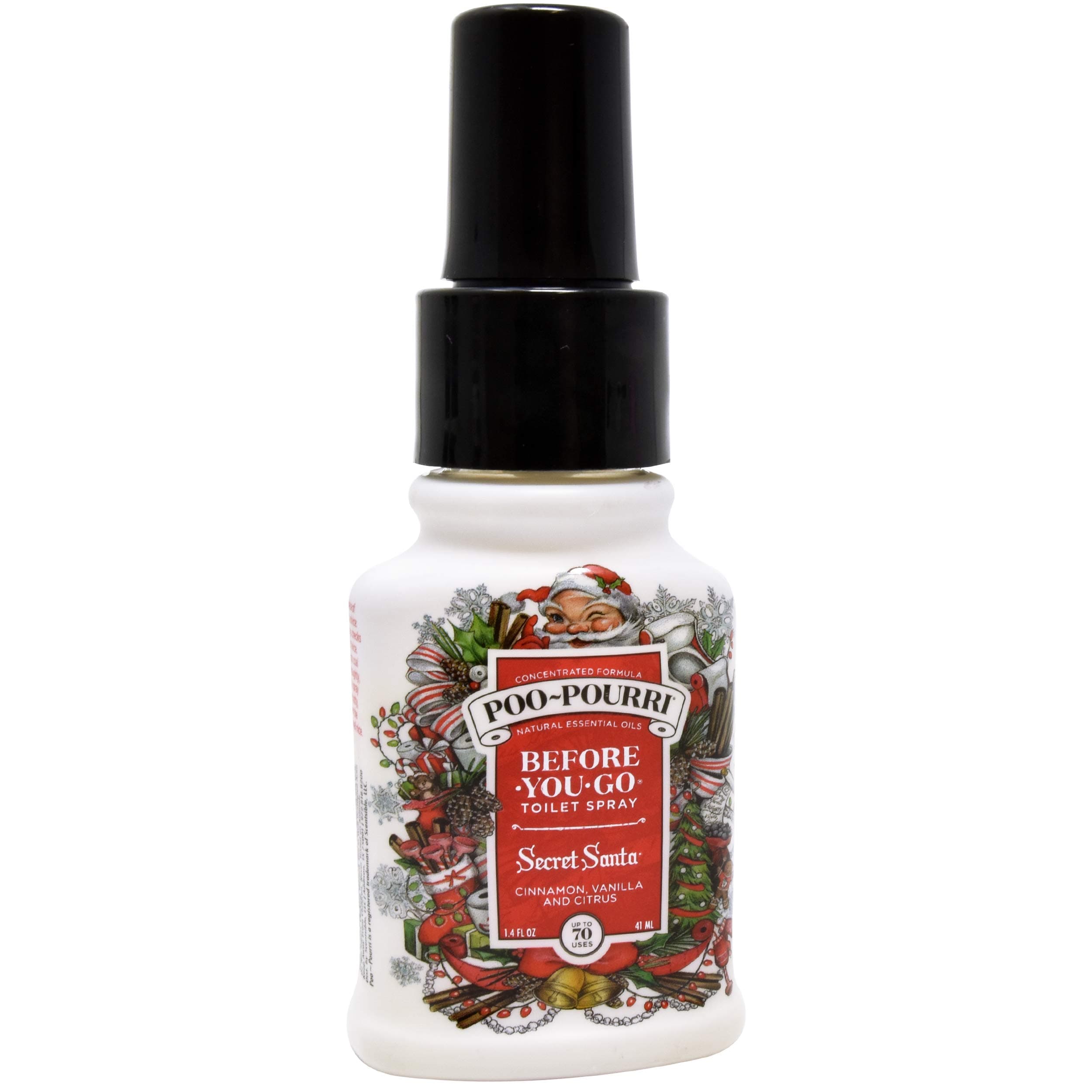 Poo-pourri Secret Santa in New 1 Ounce Size "Spritz the Bowl and No ONE Will Know"