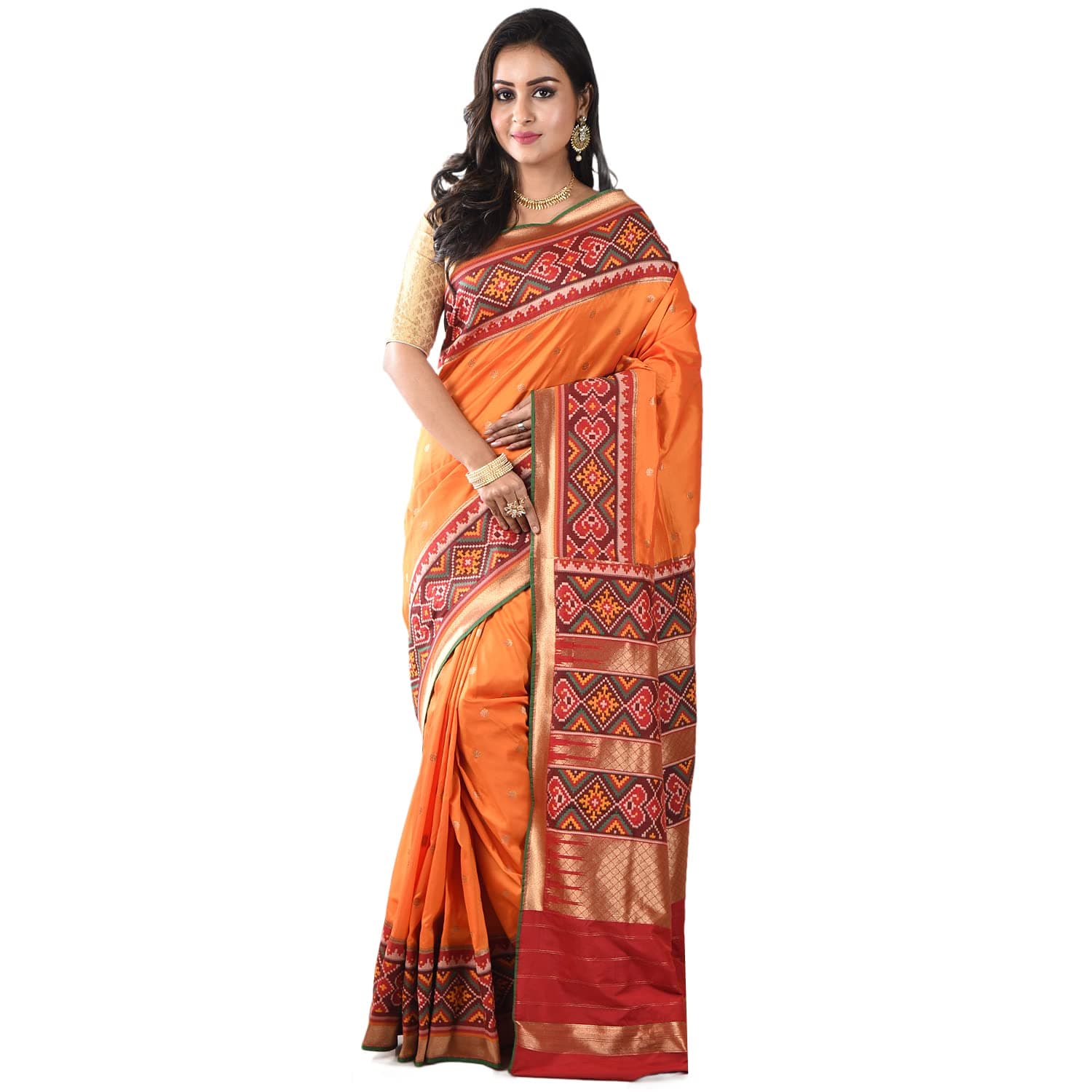 Srishti Boutique Silk Mark Certified Patola Silk Saree