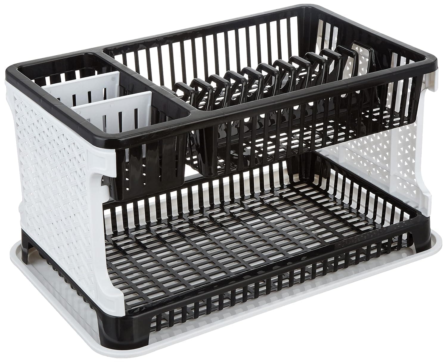 ARISTO Elite Plastic Tiered Shelf Floor Mount Kitchen Organizer Rack With Water Storing Tray (Assorted),(51 X 33 X 27 )Cm