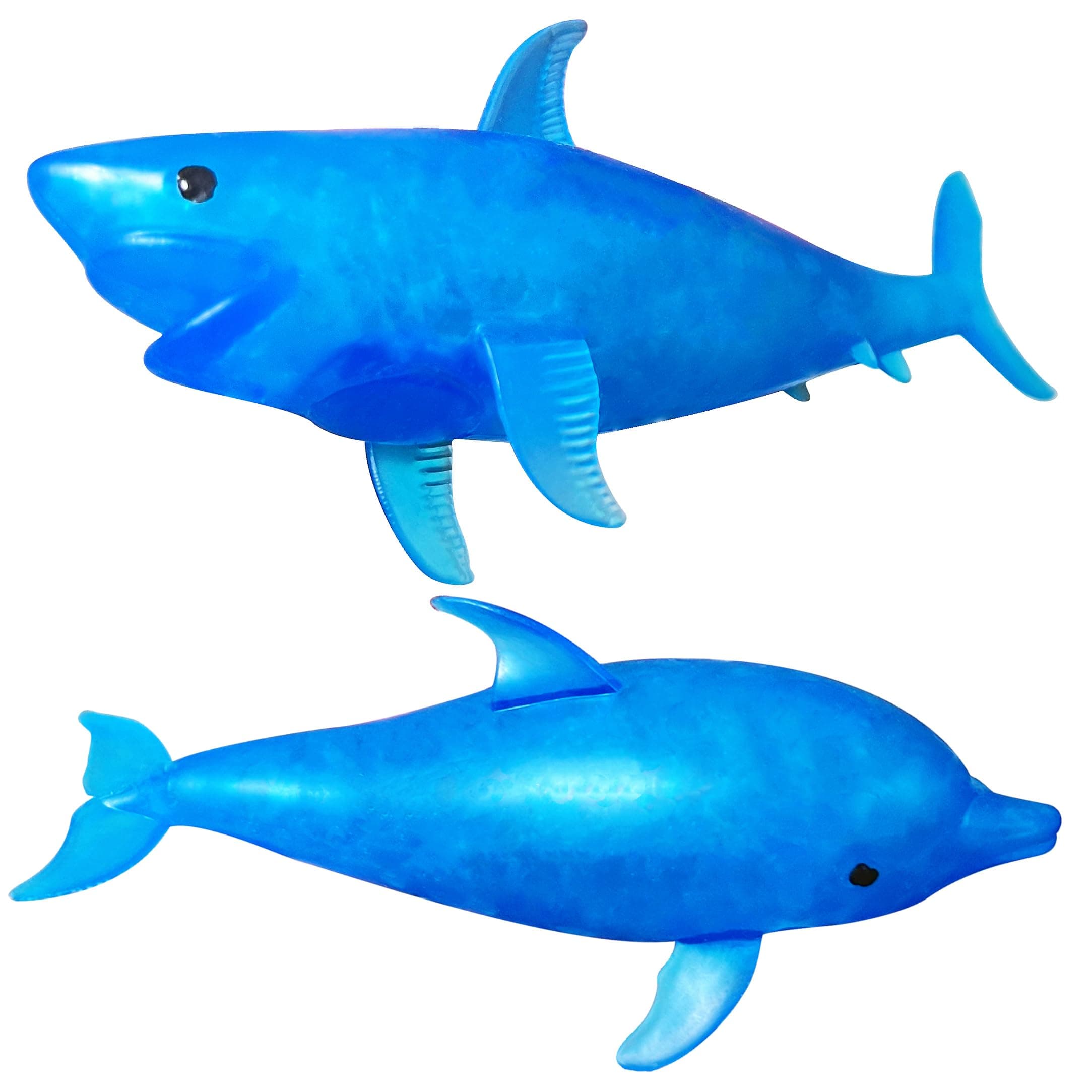 2 Pack Shark Dolphin Stress Balls