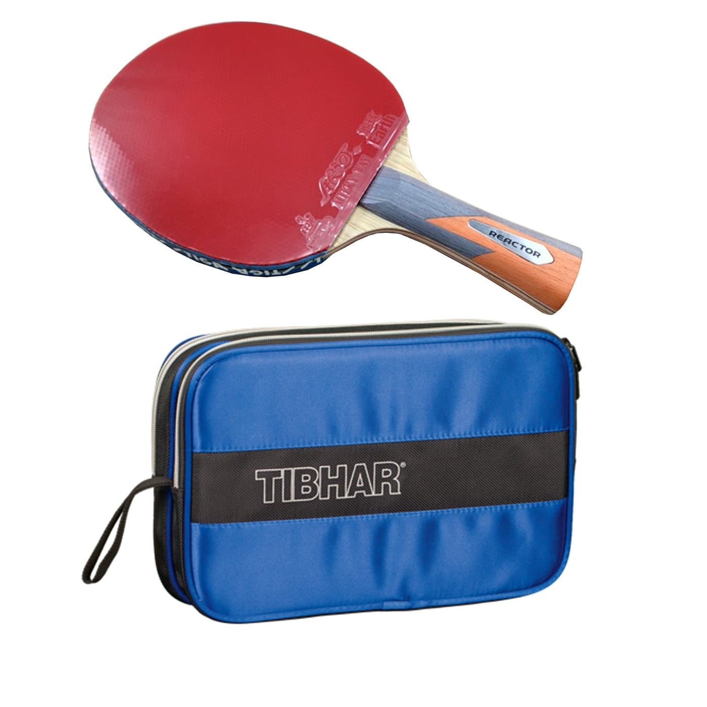 Reactor Complete Set SW-6 + Yinhe Earth II Table Tennis Racket + Tibhar Century Case