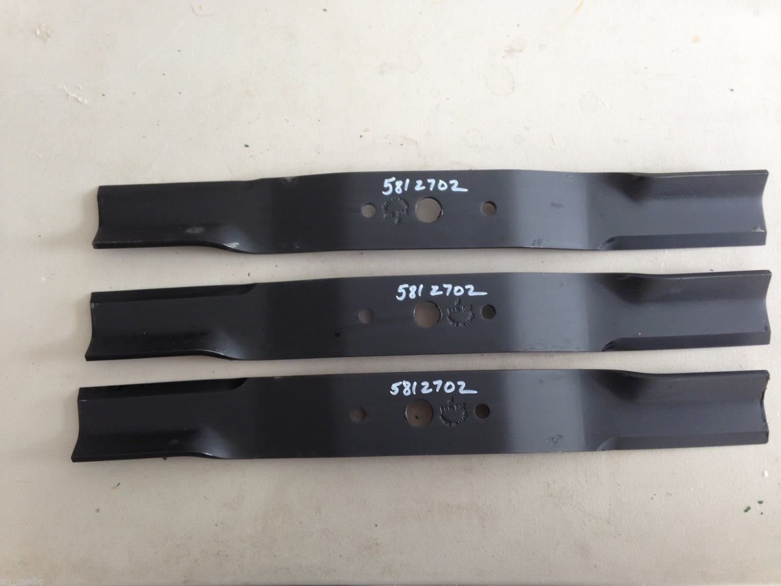 Farm Trac, Kioti, Sicma, WAC, Phoenix, First Choice, 60" Finish Mower Blades, Set of 3, 5812702