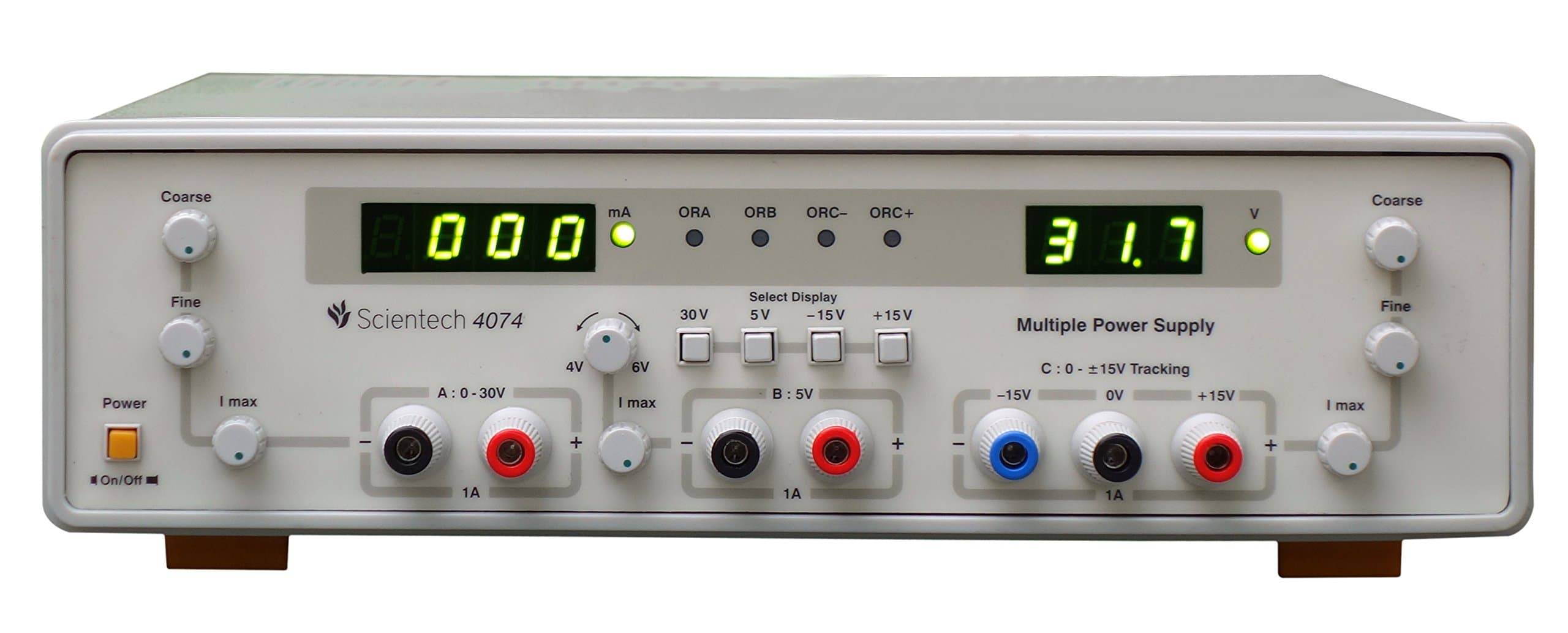 4074, Multiple 4 Output DC Power Supply 1 Years Warranty