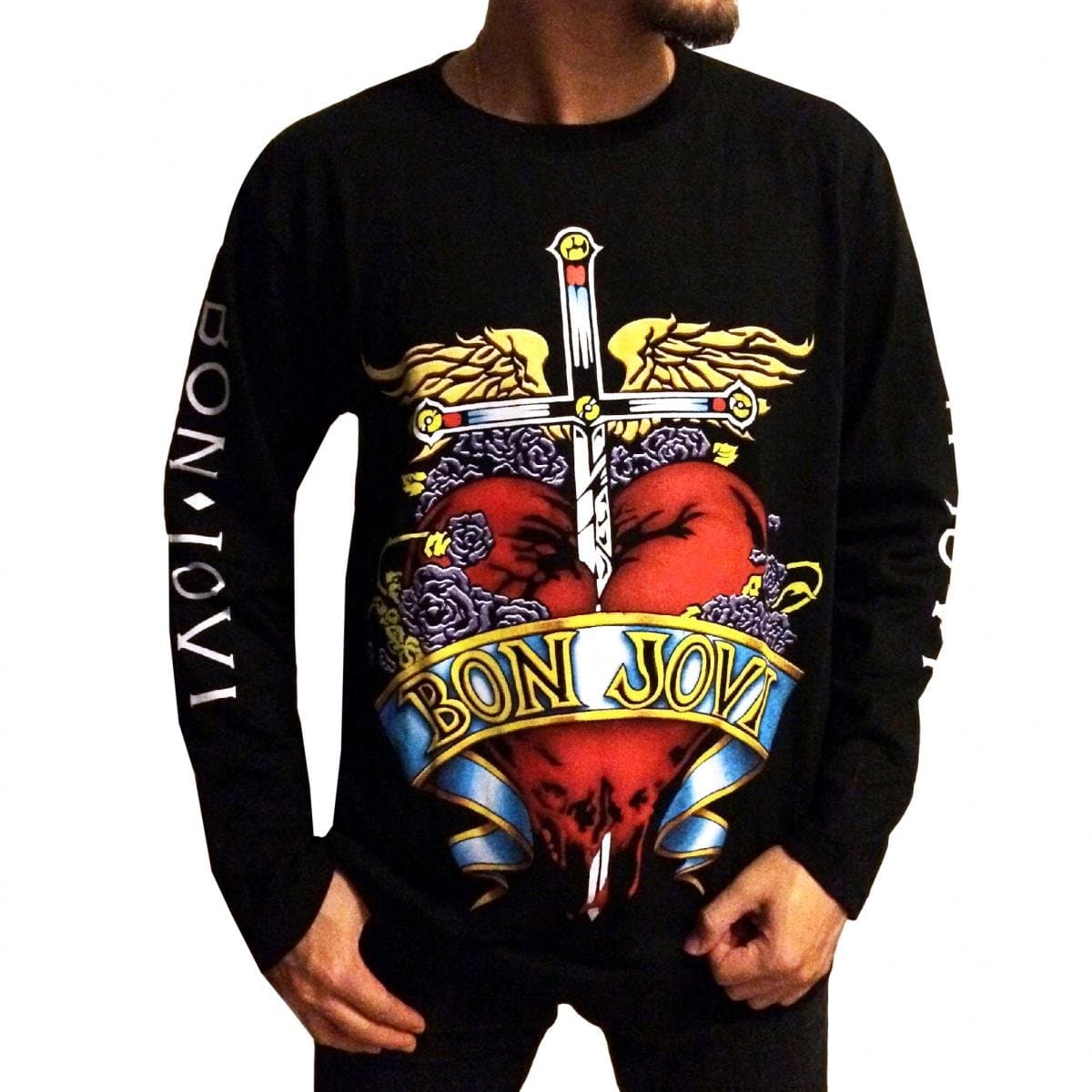 Jigg And Roll Bon Jovi T Shirt Long Sleeve
