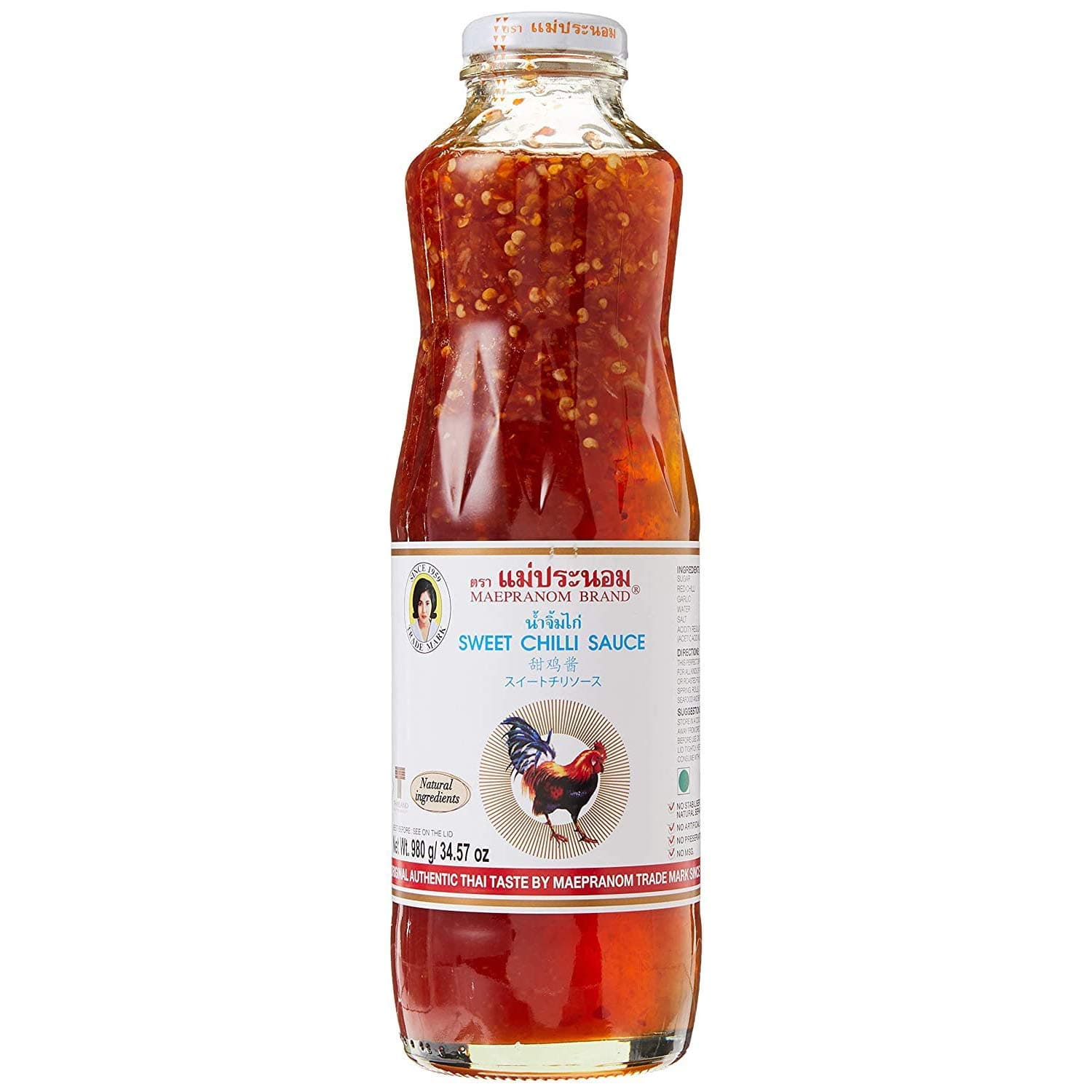 NOTTACIA Maepranom Sweet Chilli Sauce Bottle, 980 Gram