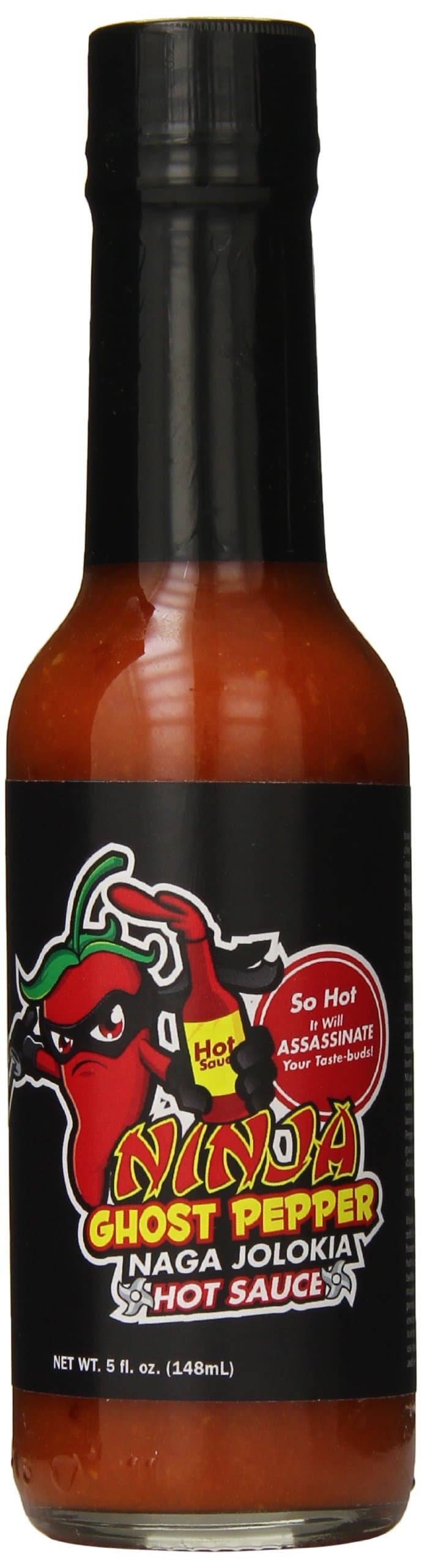 Ninja Gourmet Foods Naga Jolokia Hot Sauce, Ghost Pepper, 5 Ounce