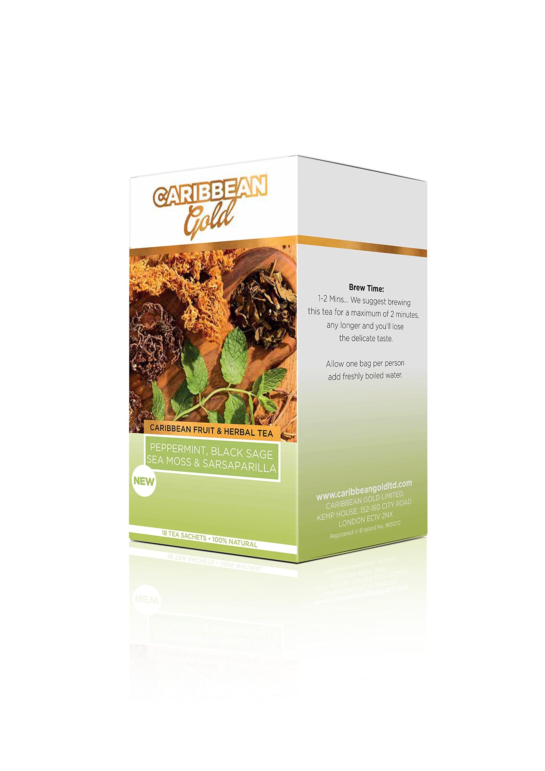 Fruit and Herbal Teas (Peppermint, Black Sage, Sea Moss and Sarsaparilla)