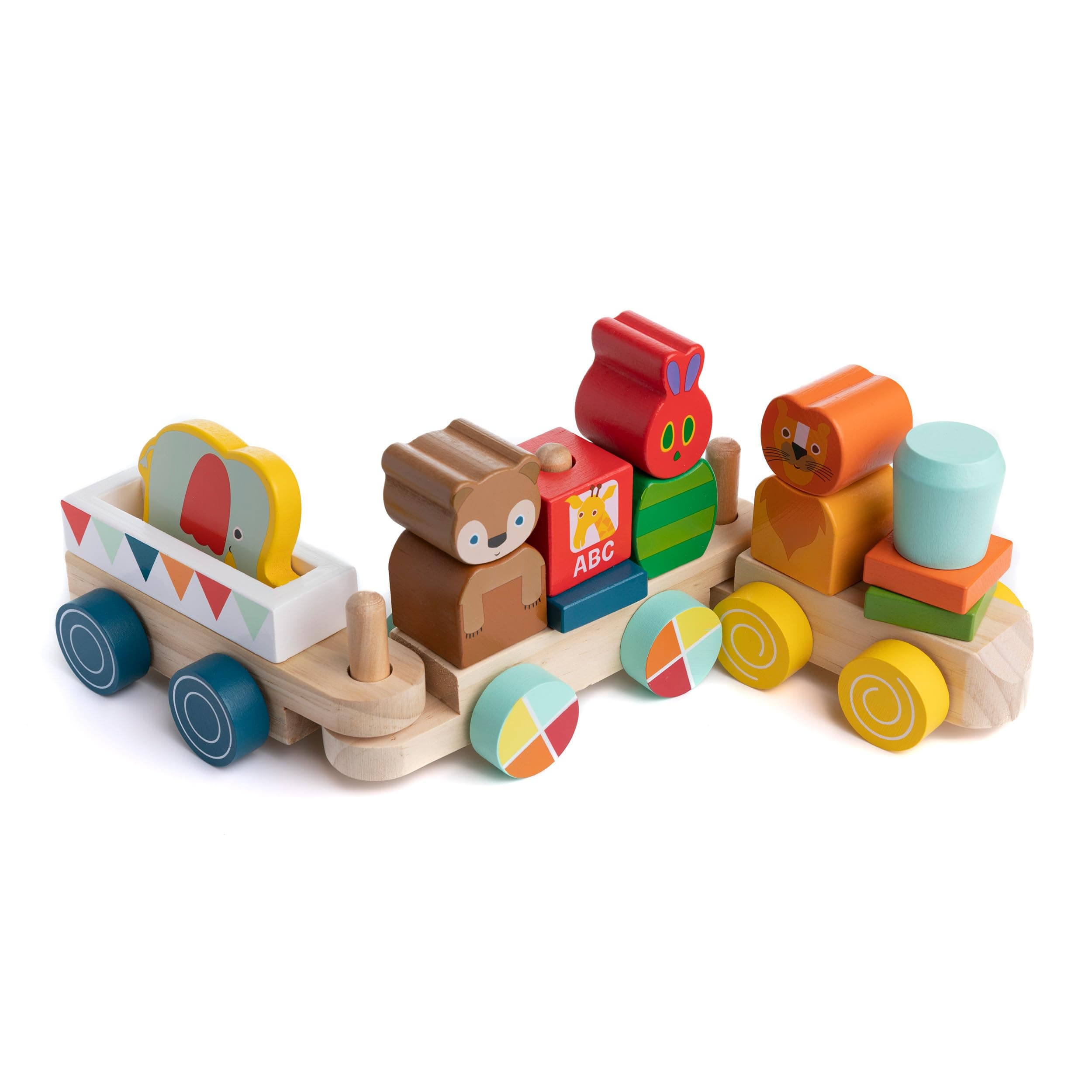 World of Eric Carle The Very Hungry Caterpillar Wooden Train Set, 12 Pieces